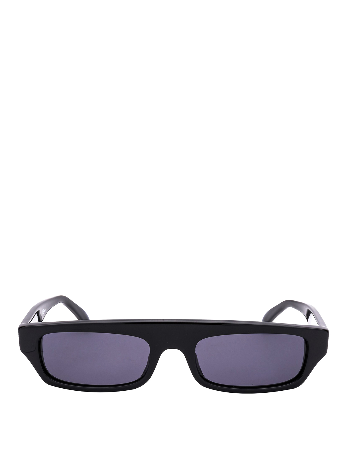 Sunglasses Moschino - Black acetate rectangular sunglasses - MOS047S807IR