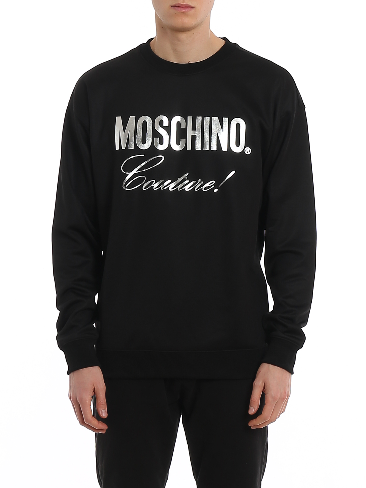 moschino black sweatshirt