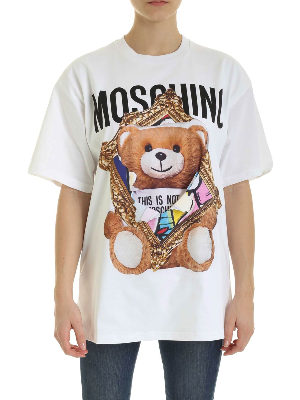 moschino t shirt with bear
