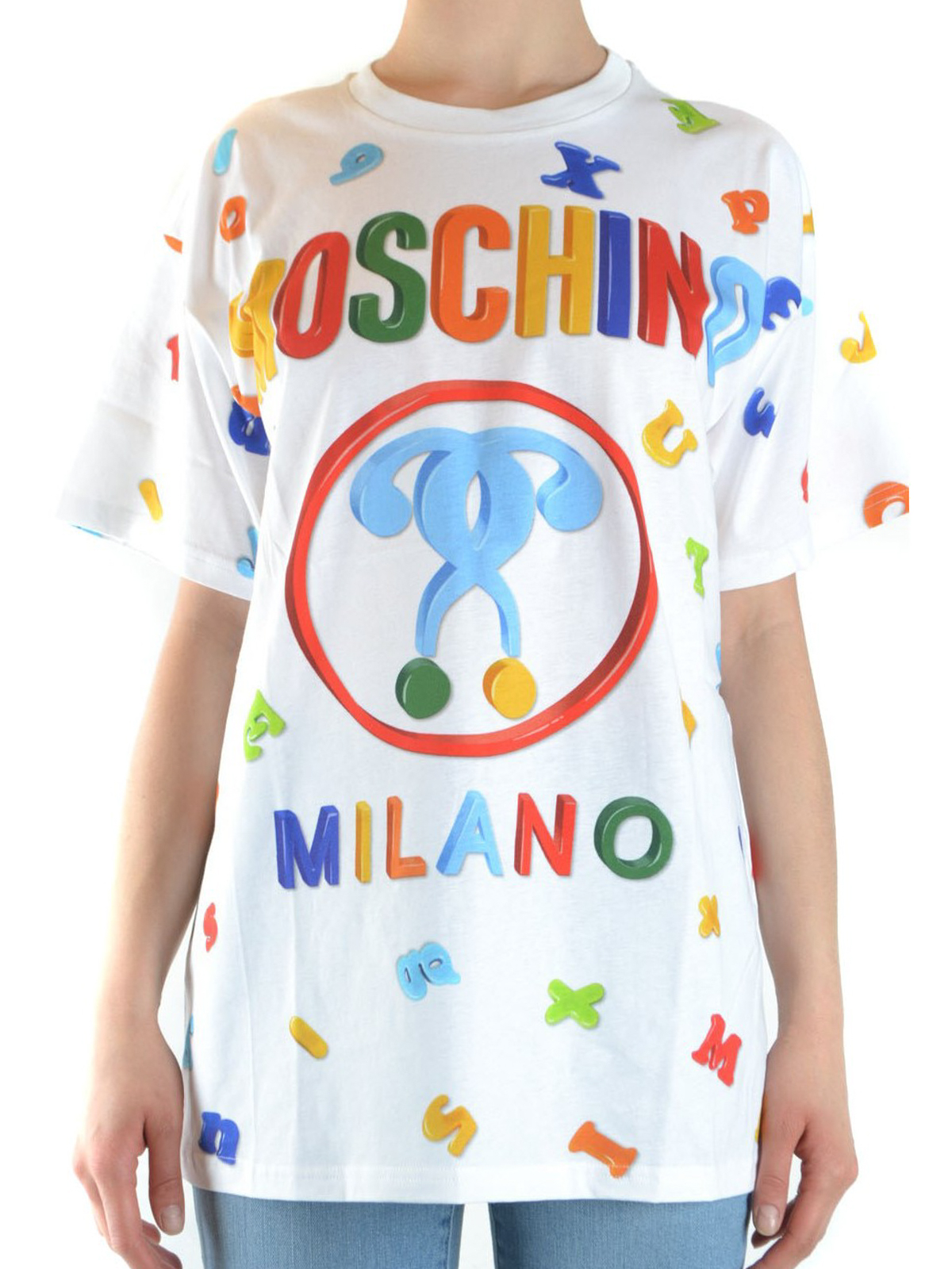 moschino printed t shirt