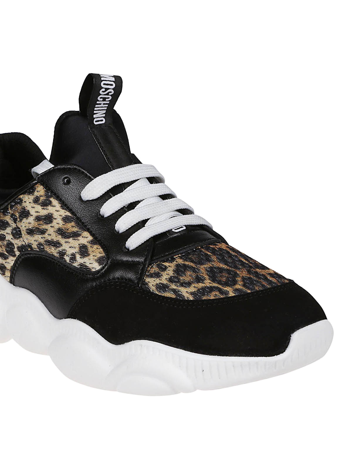 moschino leopard sneakers