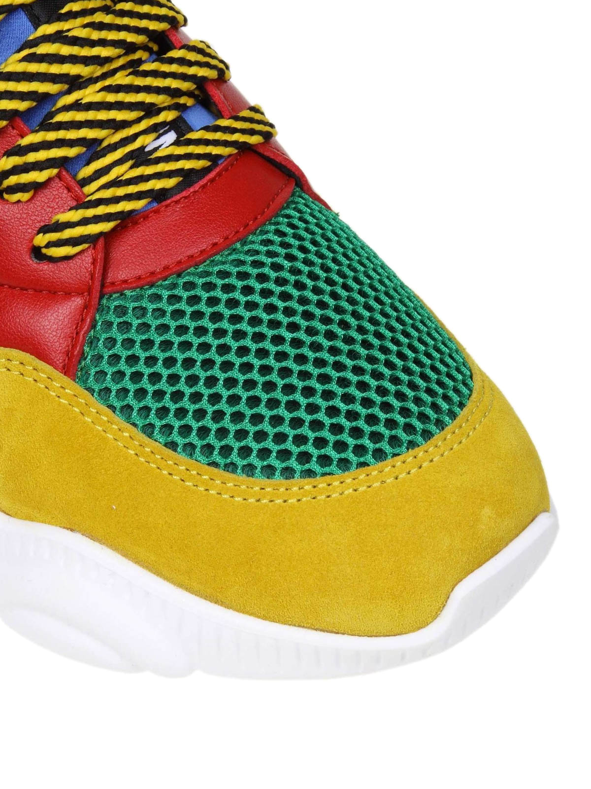 Moschino Teddy Bear sole multicolour sneakers trainers