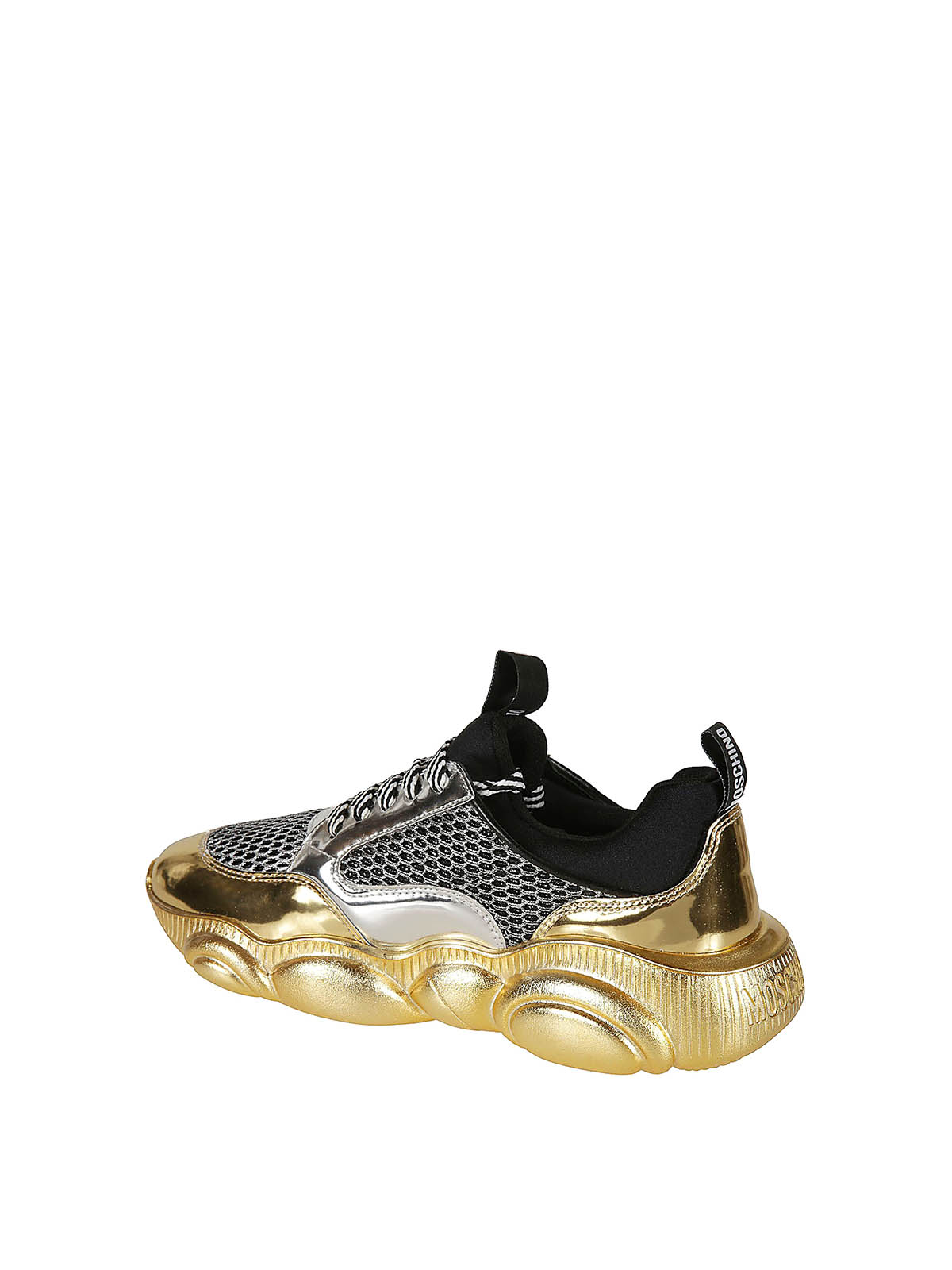 moschino gold shoes
