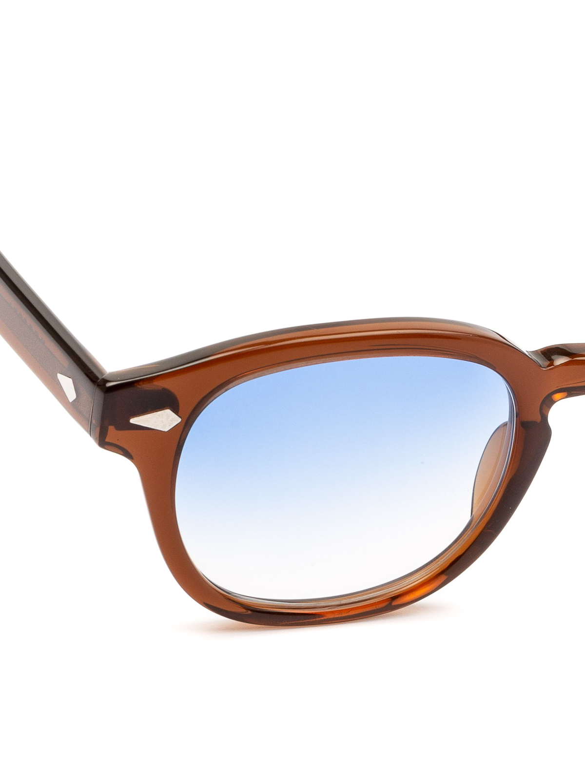 Moscot Lemtosh blue gradient lens brown sunglasses sunglasses
