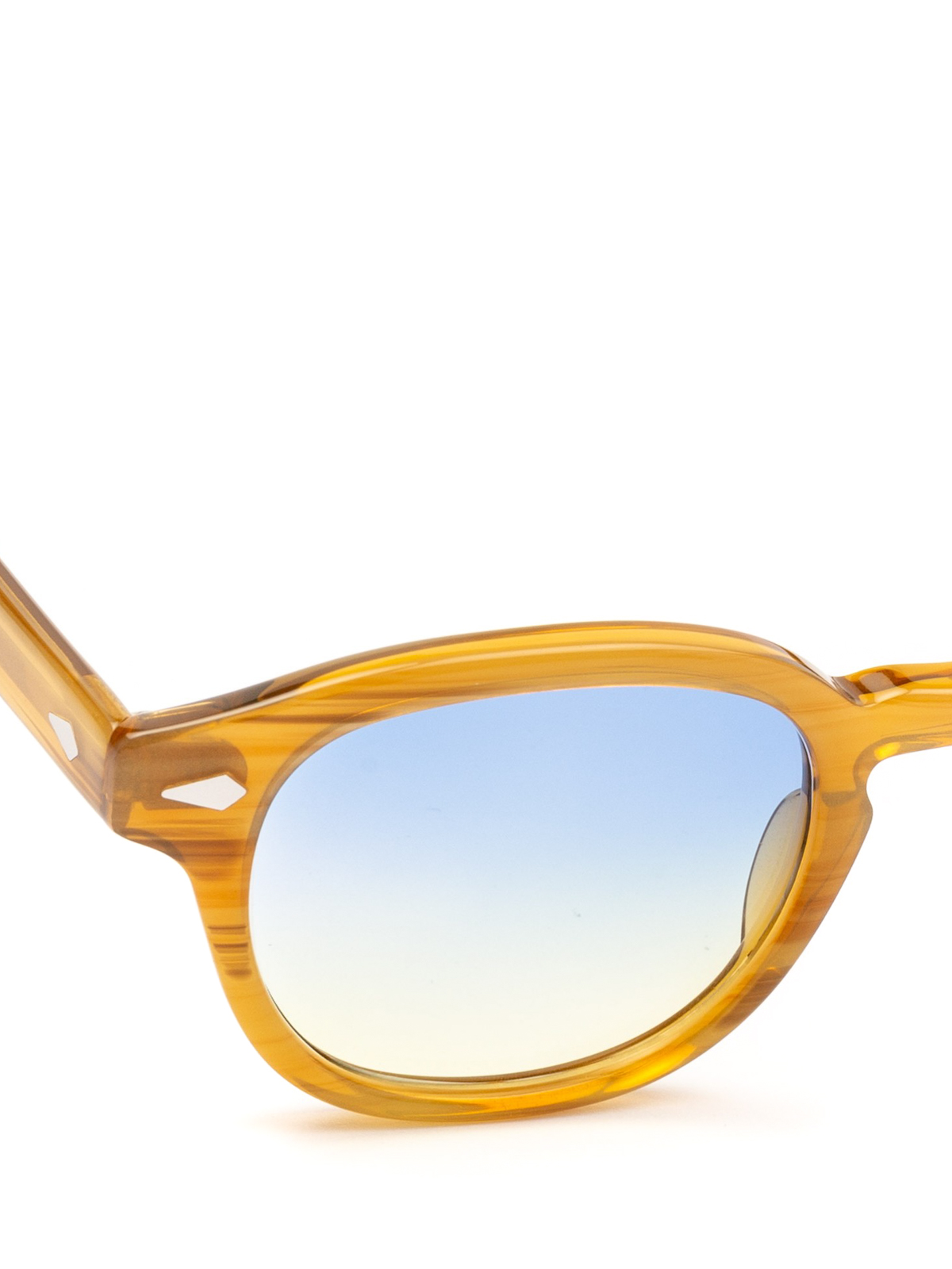 Moscot - Lemtosh gradient blue lens blonde sunglasses - sunglasses ...