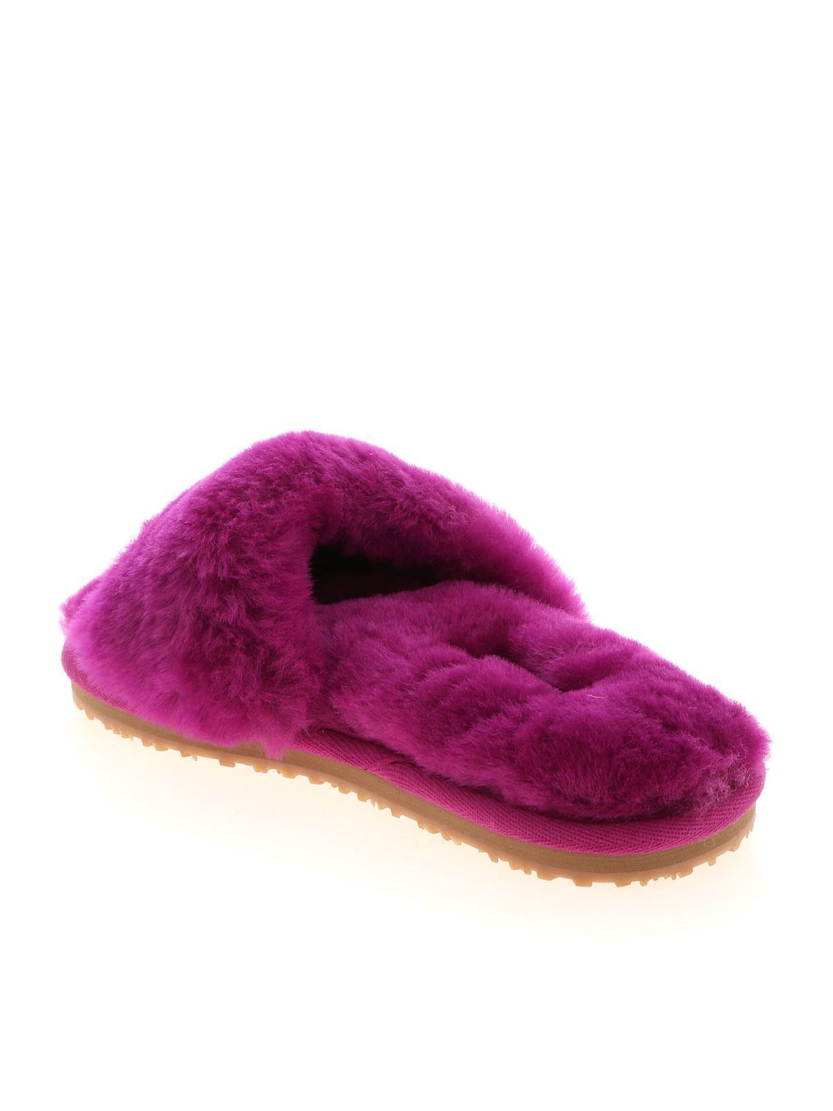 fuchsia slippers