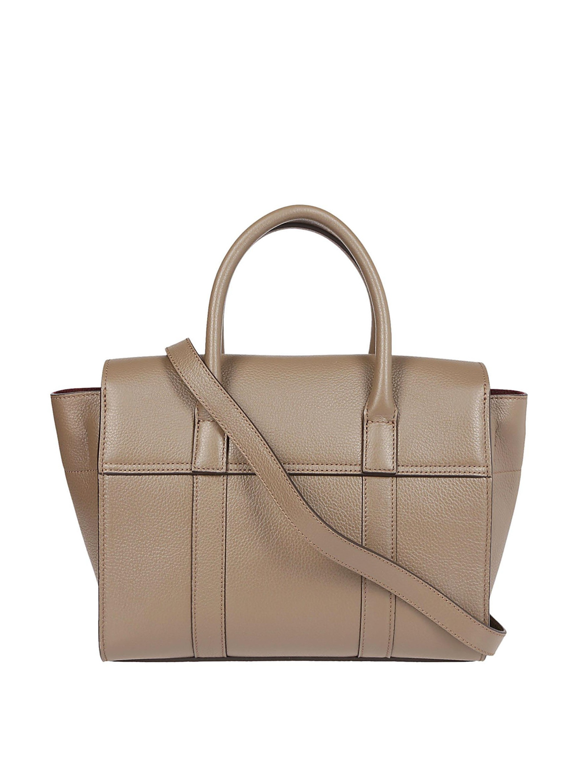 Bowling bags Mulberry - Small Bayswater clay grain leather bag ...