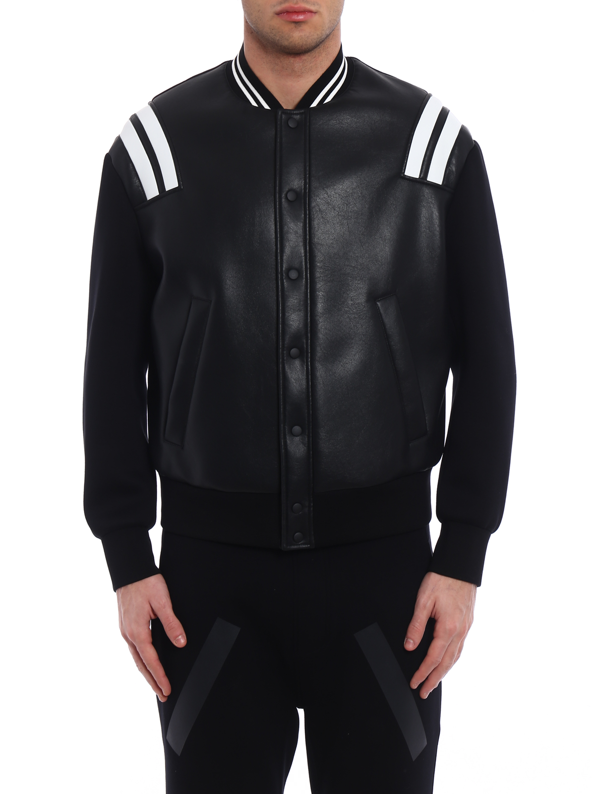 neil barrett varsity jacket