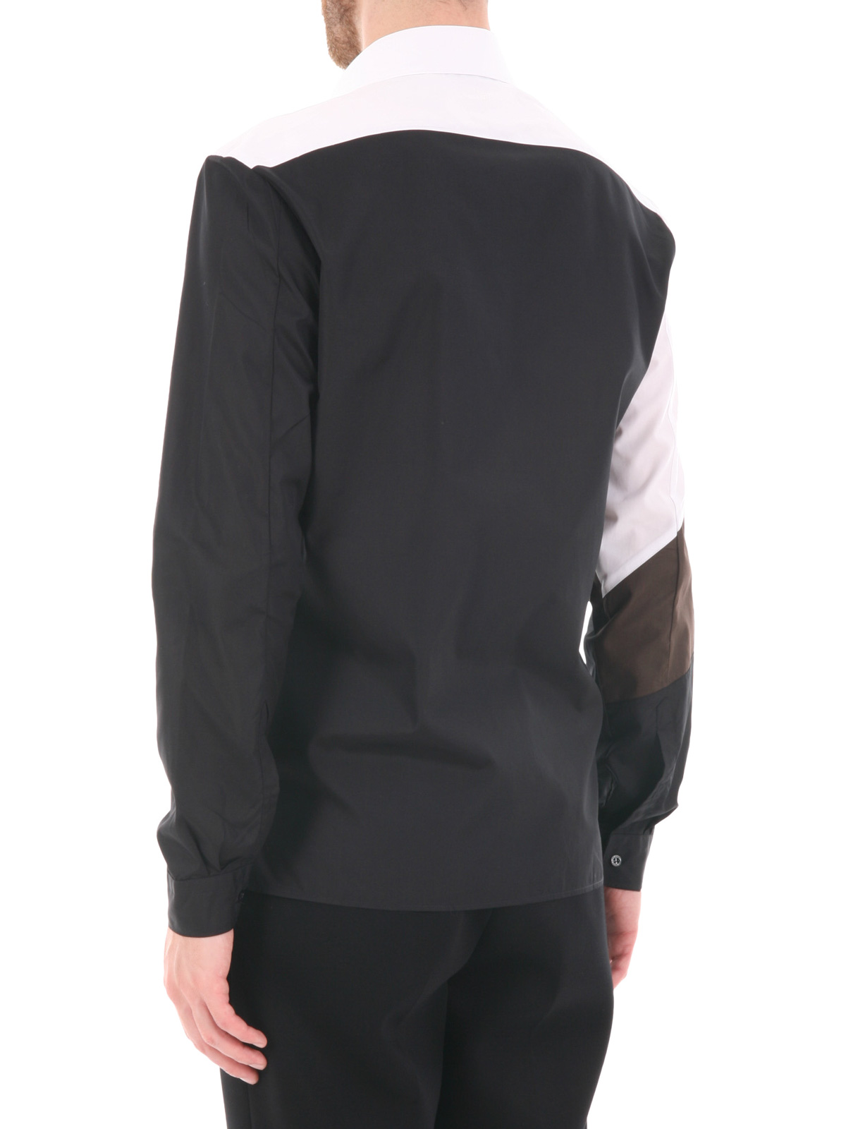 Chemise Neil Barrett pour homme en coloris Noir Homme Vêtements Chemises Chemises casual et boutonnées 