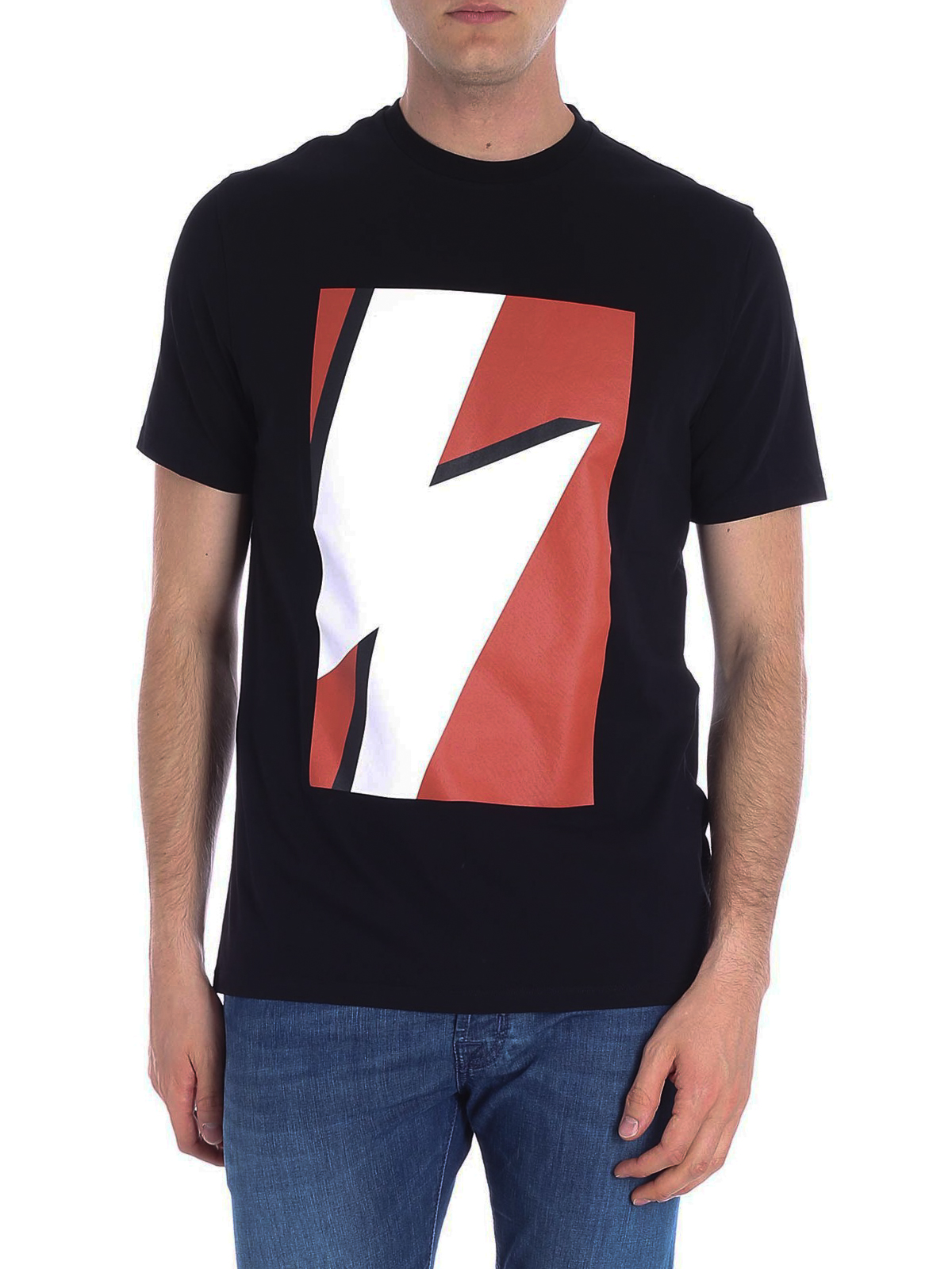 neil barrett t shirt lightning bolt