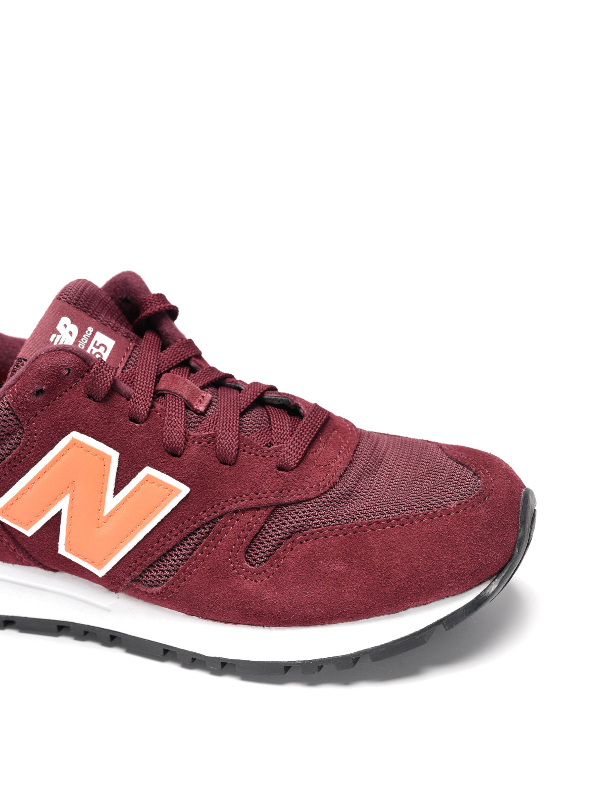 new balance techno lace up suede sneakers