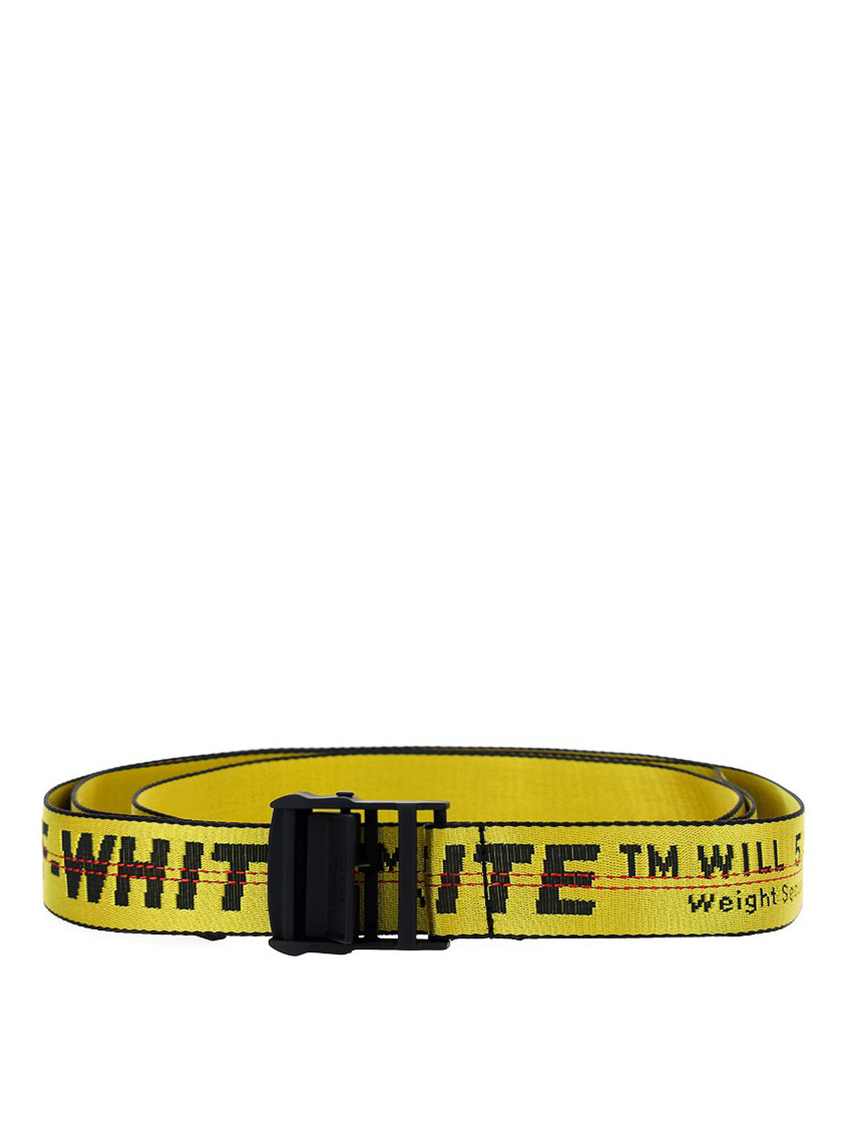 Off-White - Yellow Industrial 2.0 belt - belts - OMRB012R21FAB0011810