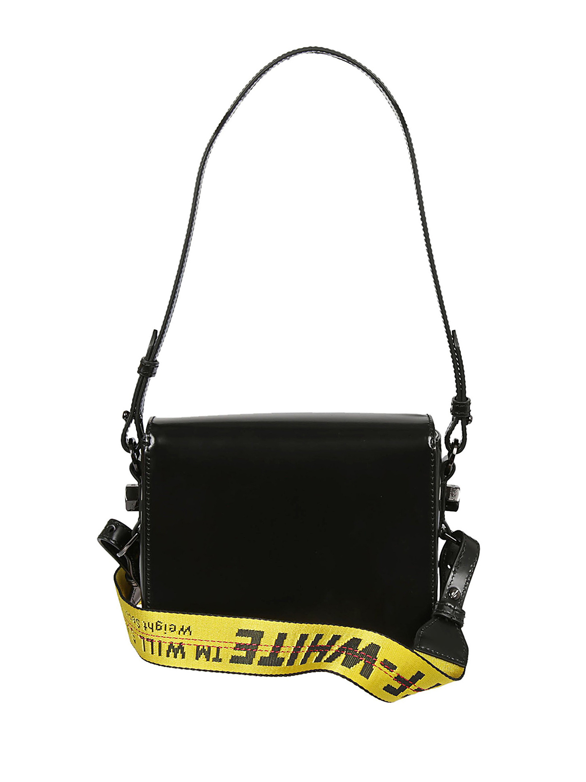 Off-White - Logo shoulder strap quilted leather bag - cross body bags - OWNA011E189900741010