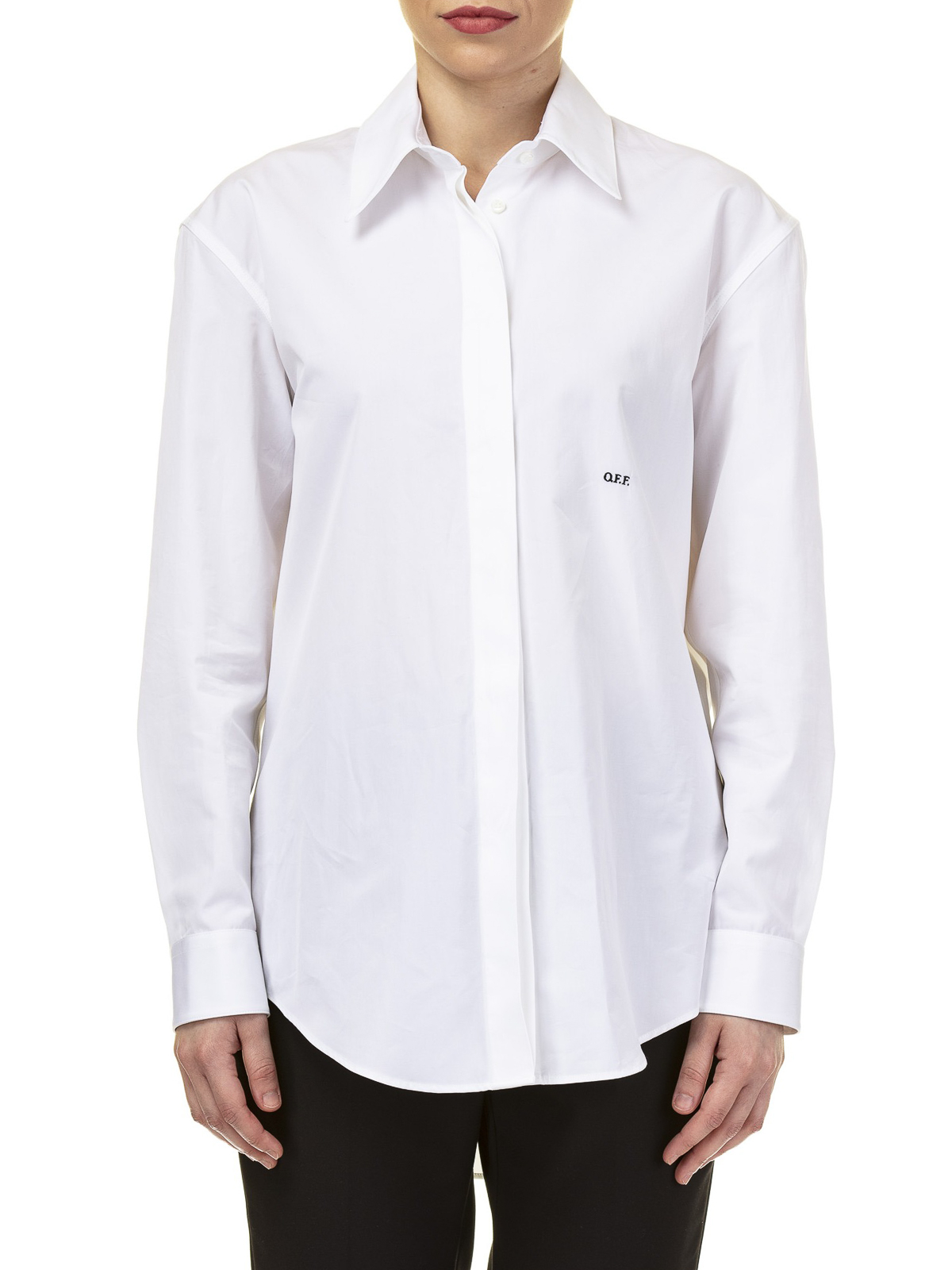 off white cotton shirt