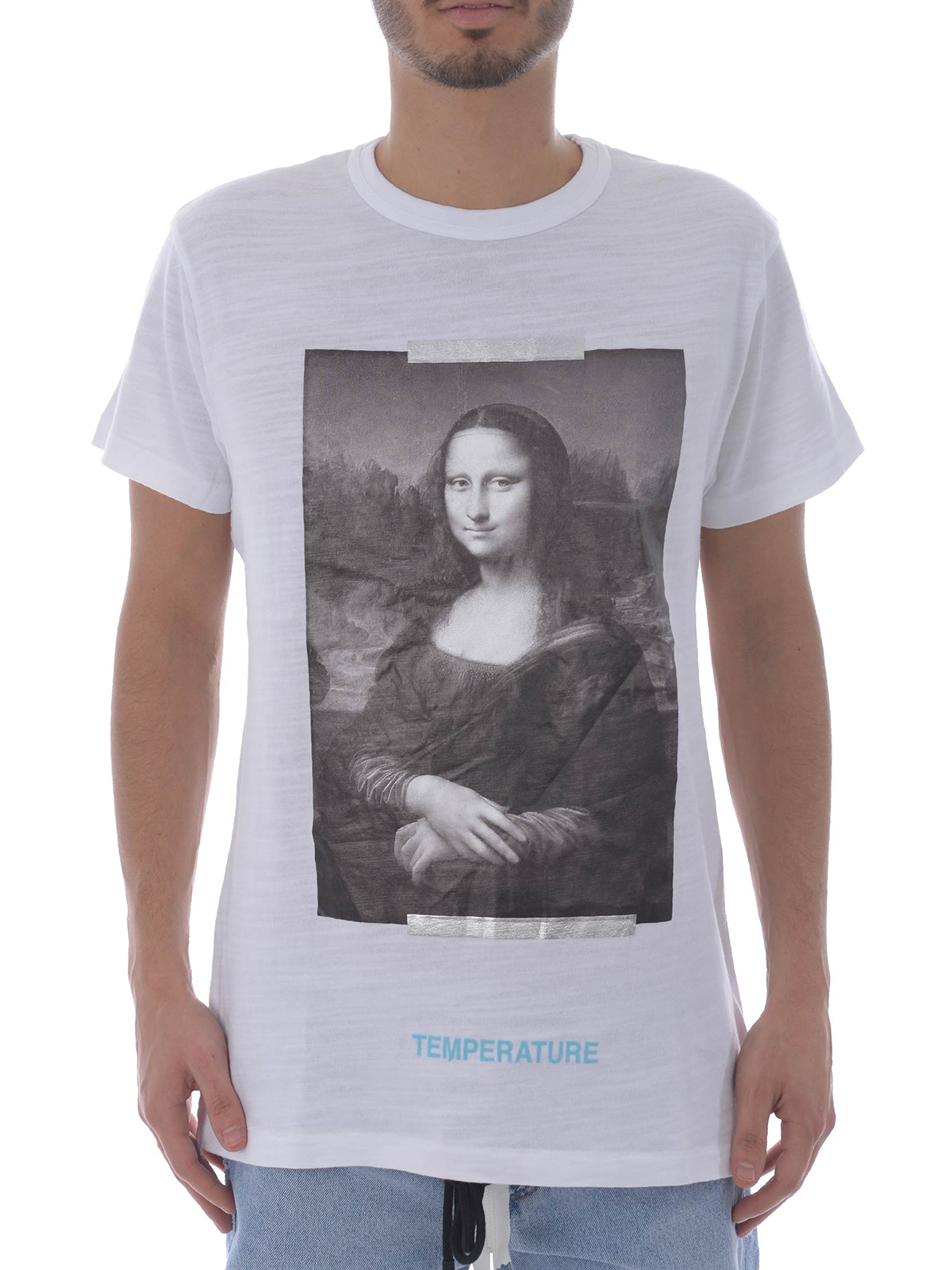 T-shirts Off-White - Monalisa white T-shirt - OMAA002S180010120110