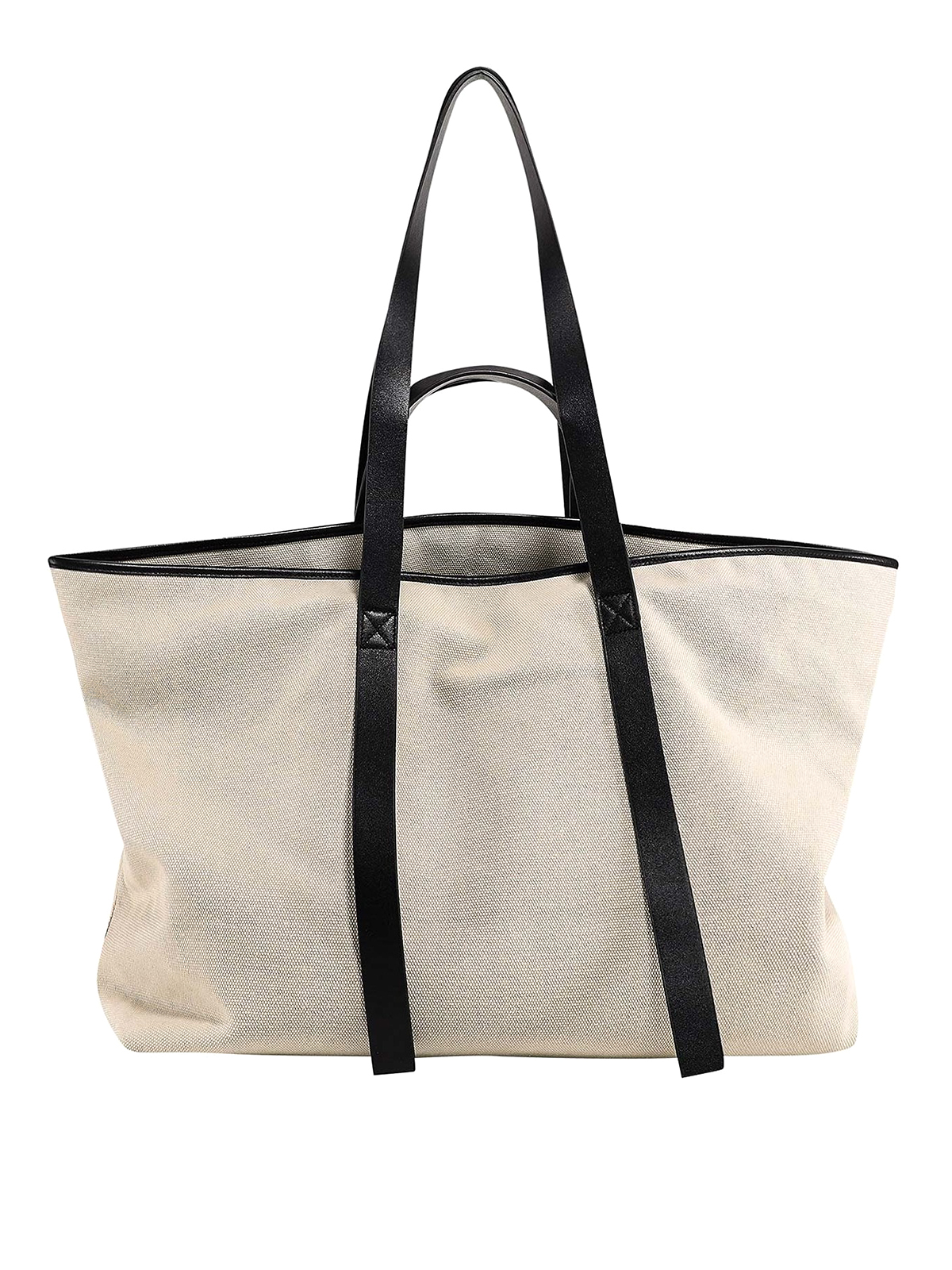 OffWhite Large canvas cotton tote totes bags OWNA094R21FAB0026125