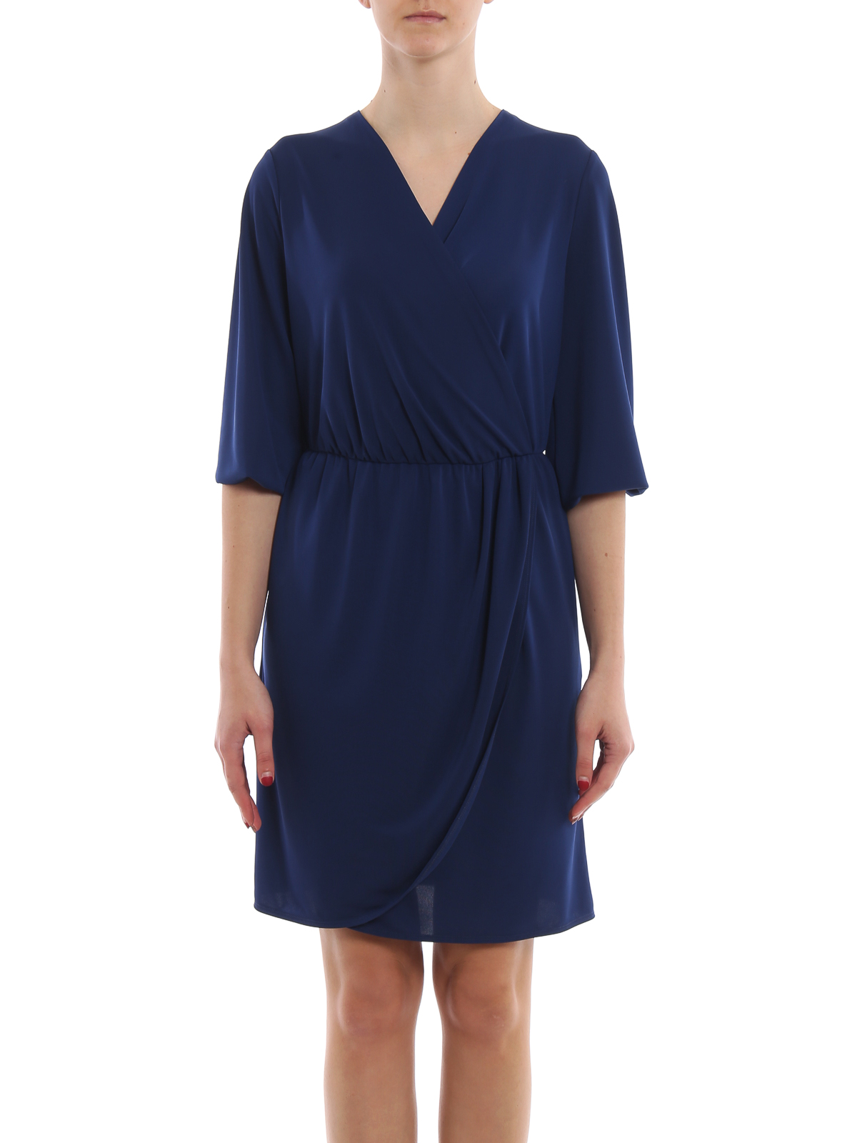 stretch wrap dress