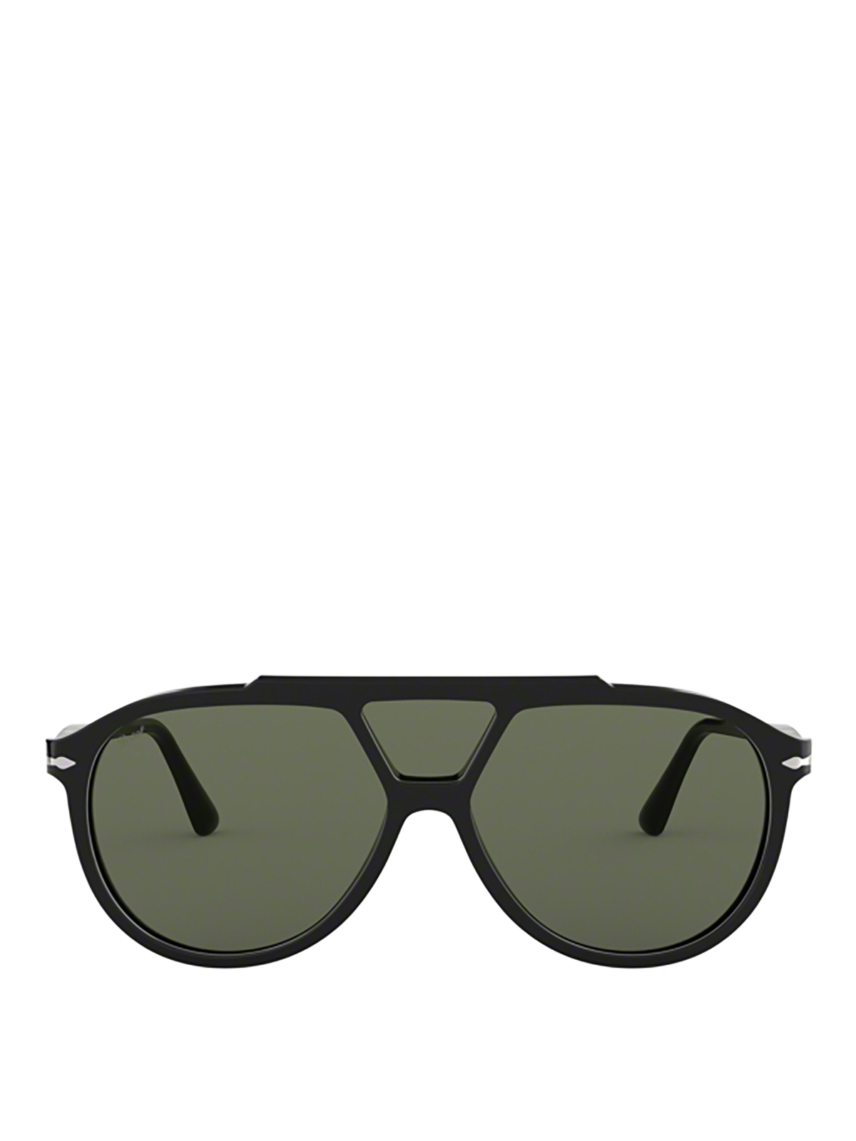 persol black aviator