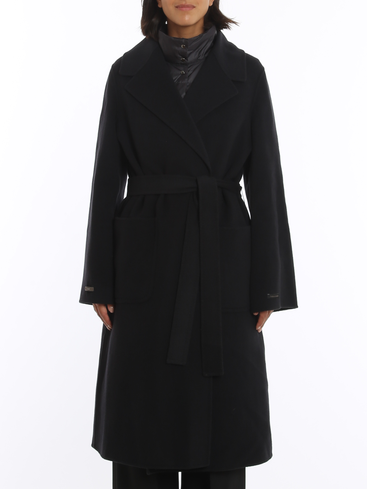 Peserico - Detachable inner wool coat - long coats - S07777CE0AE9613E78