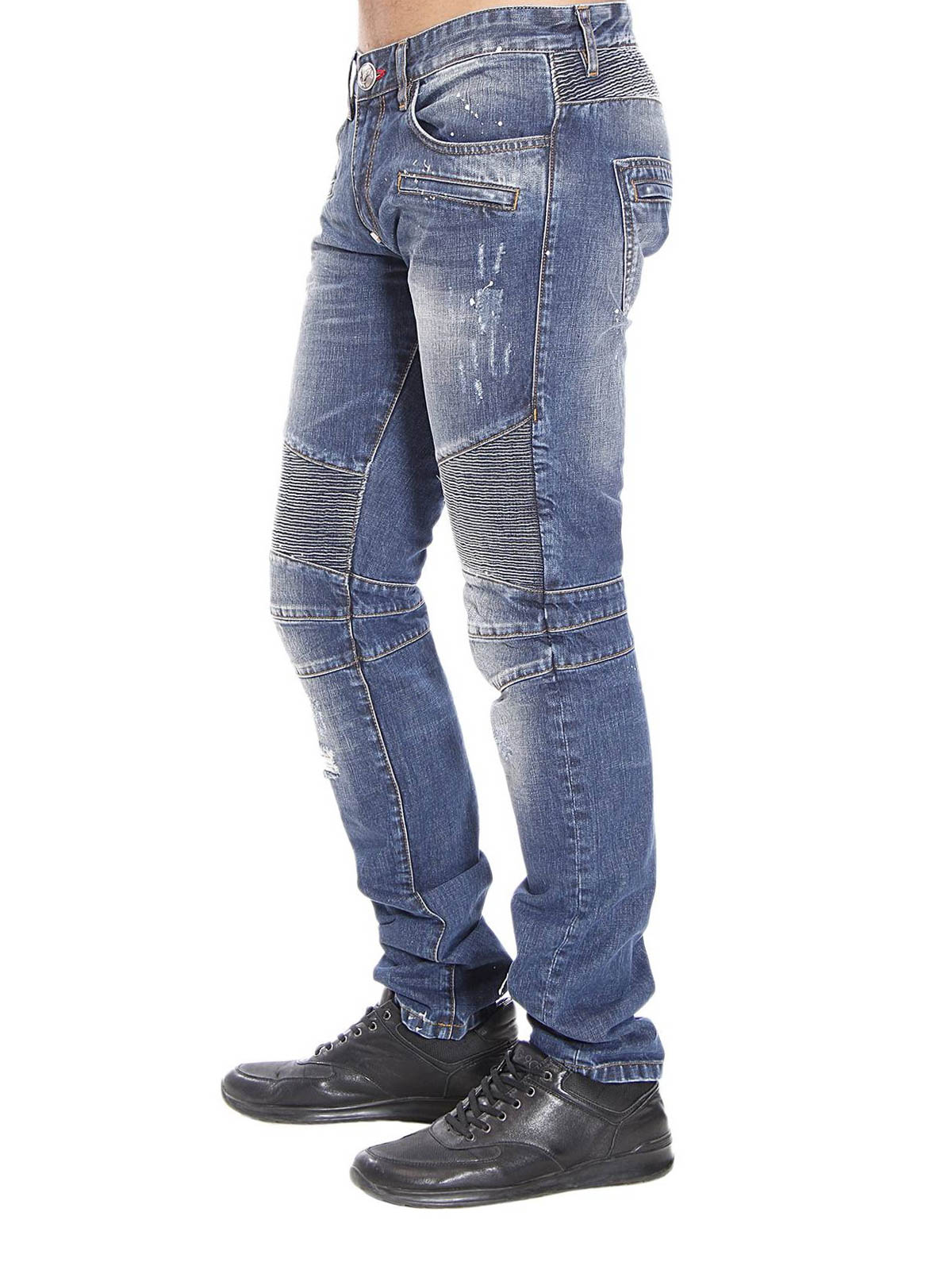 philipp plein biker jeans