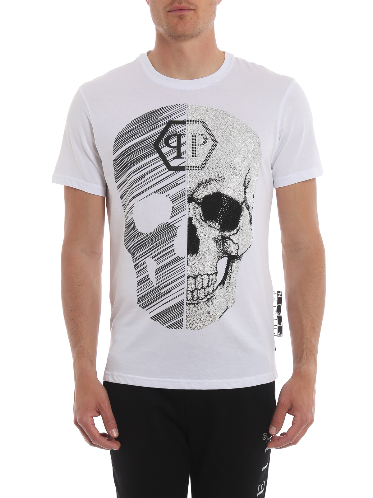 T-shirts Philipp Plein - Skull white T-shirt - P19CMTK3336PJY002N01