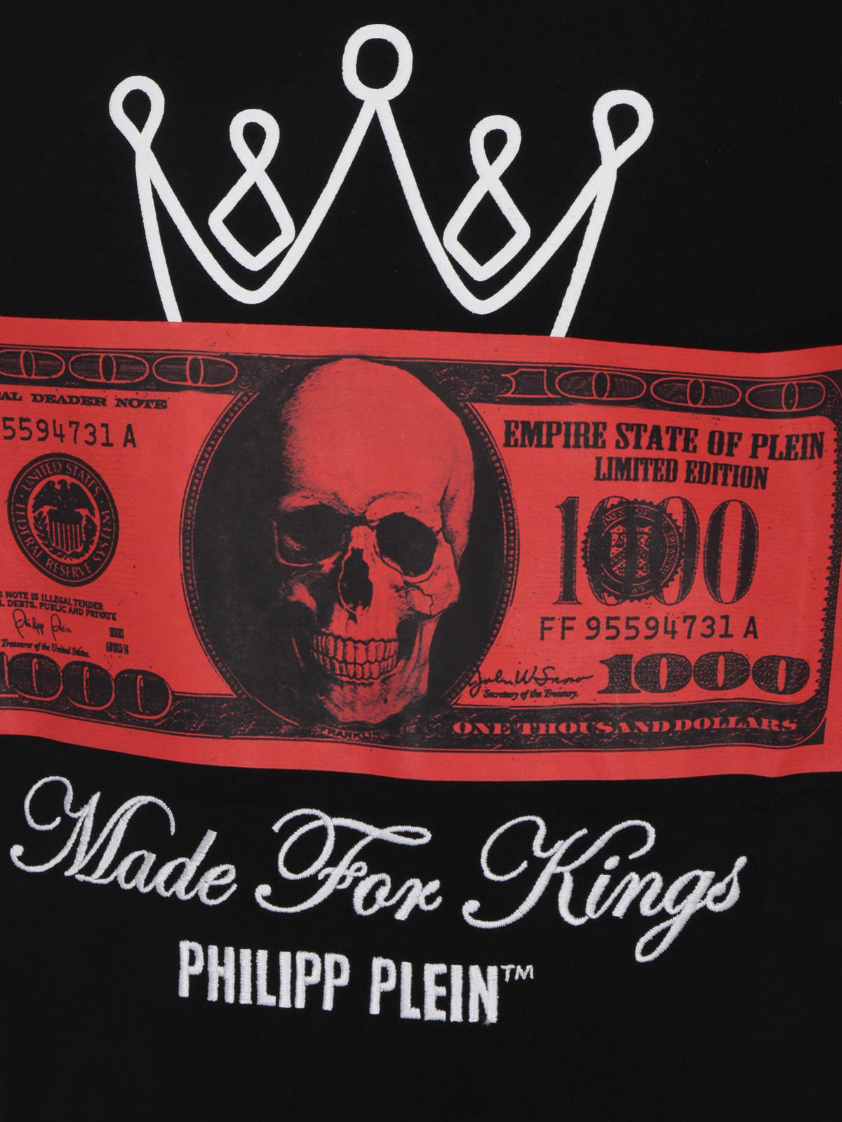 Philipp Plein Skull Print T Shirt ØªÛŒ Ø´Ø±Øª F20cmtk4607pjy002n02