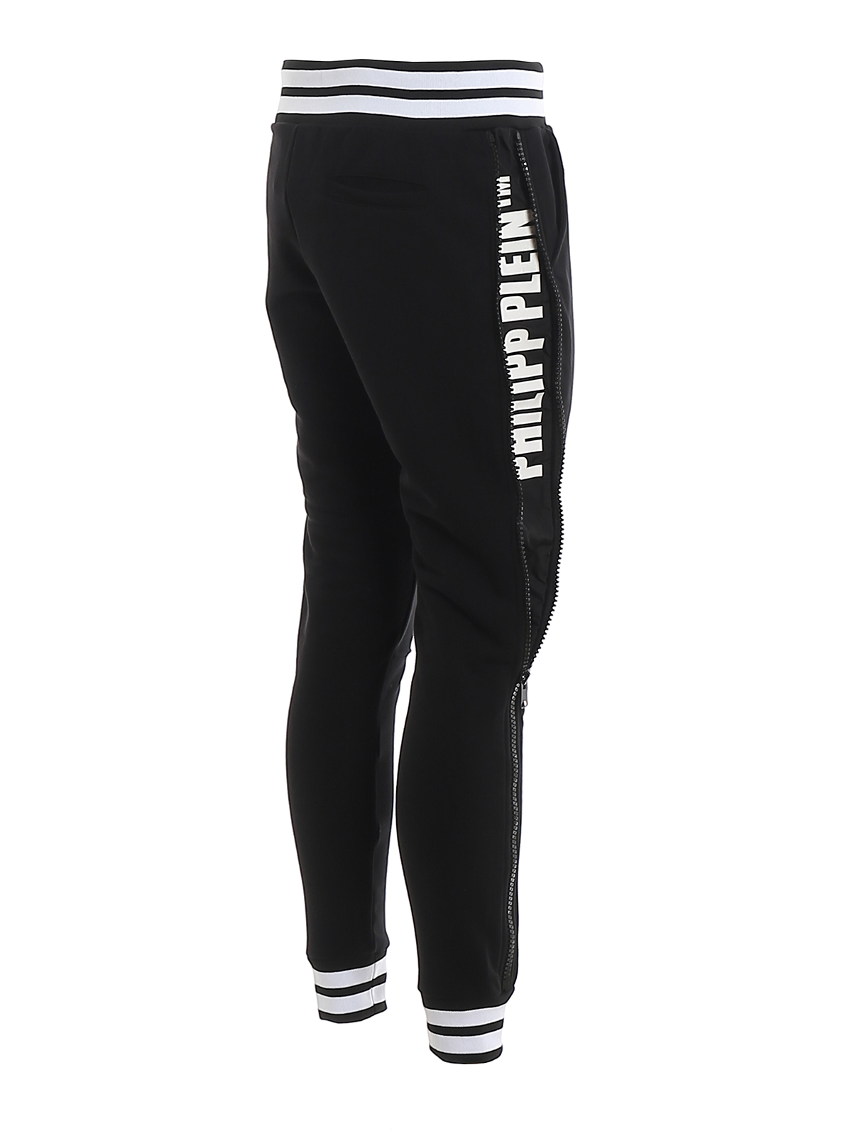 tracksuit bottoms with side zips