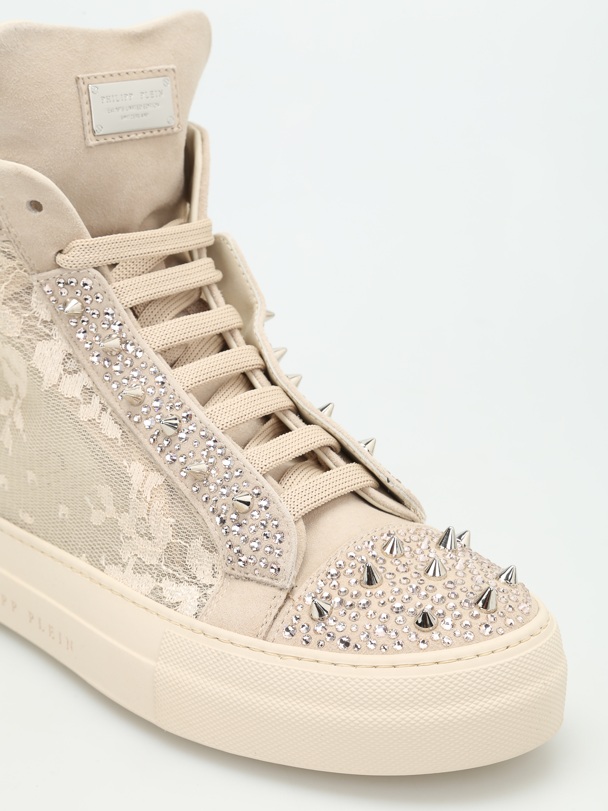 Trainers Philipp Plein - Angry studded sneakers - SWSC0069PCO016NW3K