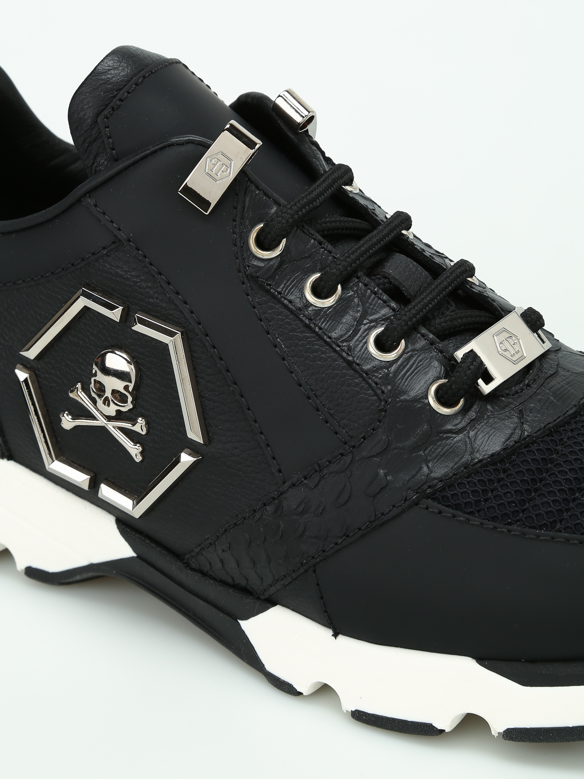 Philipp Plein - Hanzo leather sneakers 