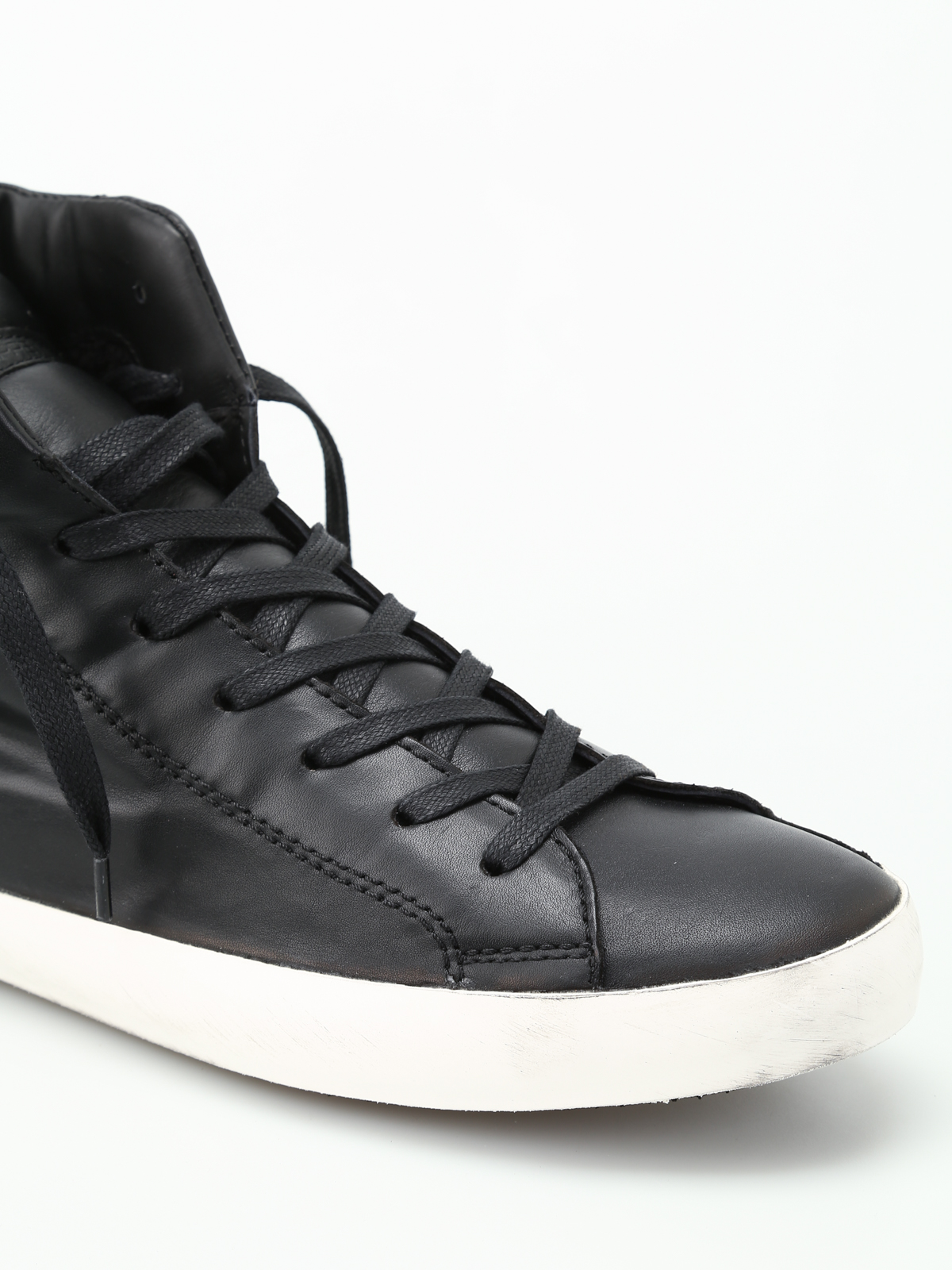 Trainers Philippe Model - Paris black high top sneakers - CLHUFV02