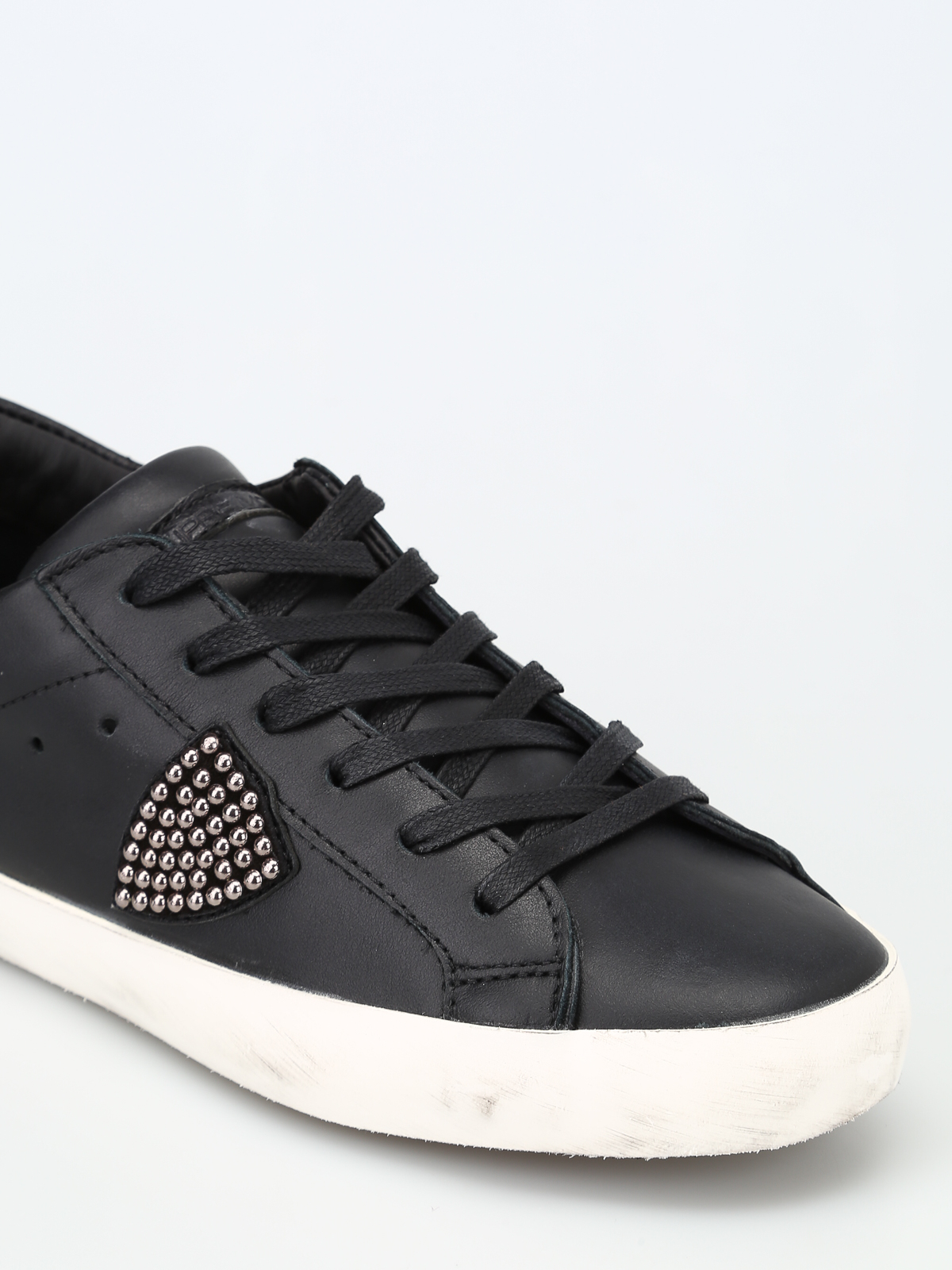 Trainers Philippe Model - Paris leather sneakers with stud details ...