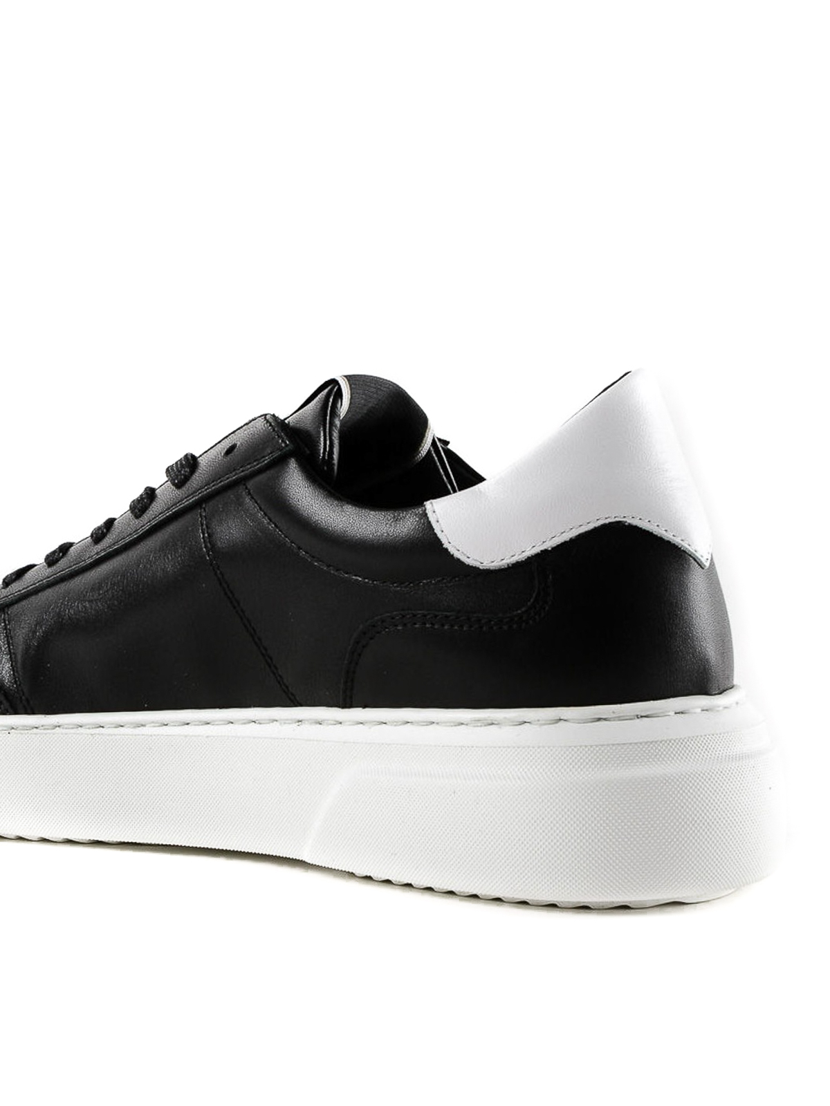 Trainers Philippe Model - Temple black leather sneakers - BALUV011