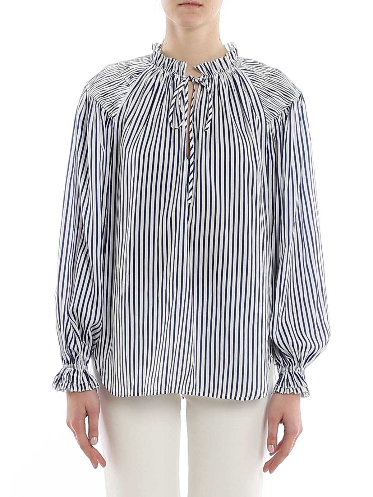 Polo Ralph Lauren - Striped cady blouse 