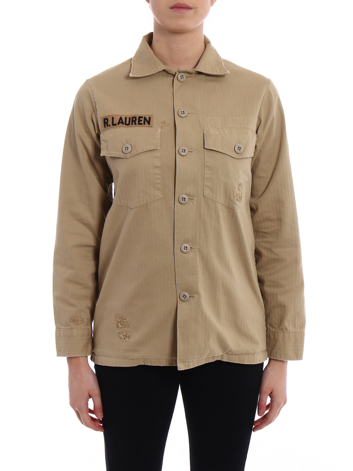 Casual jackets Polo Ralph Lauren - Herringbone canvas shirt jacket 