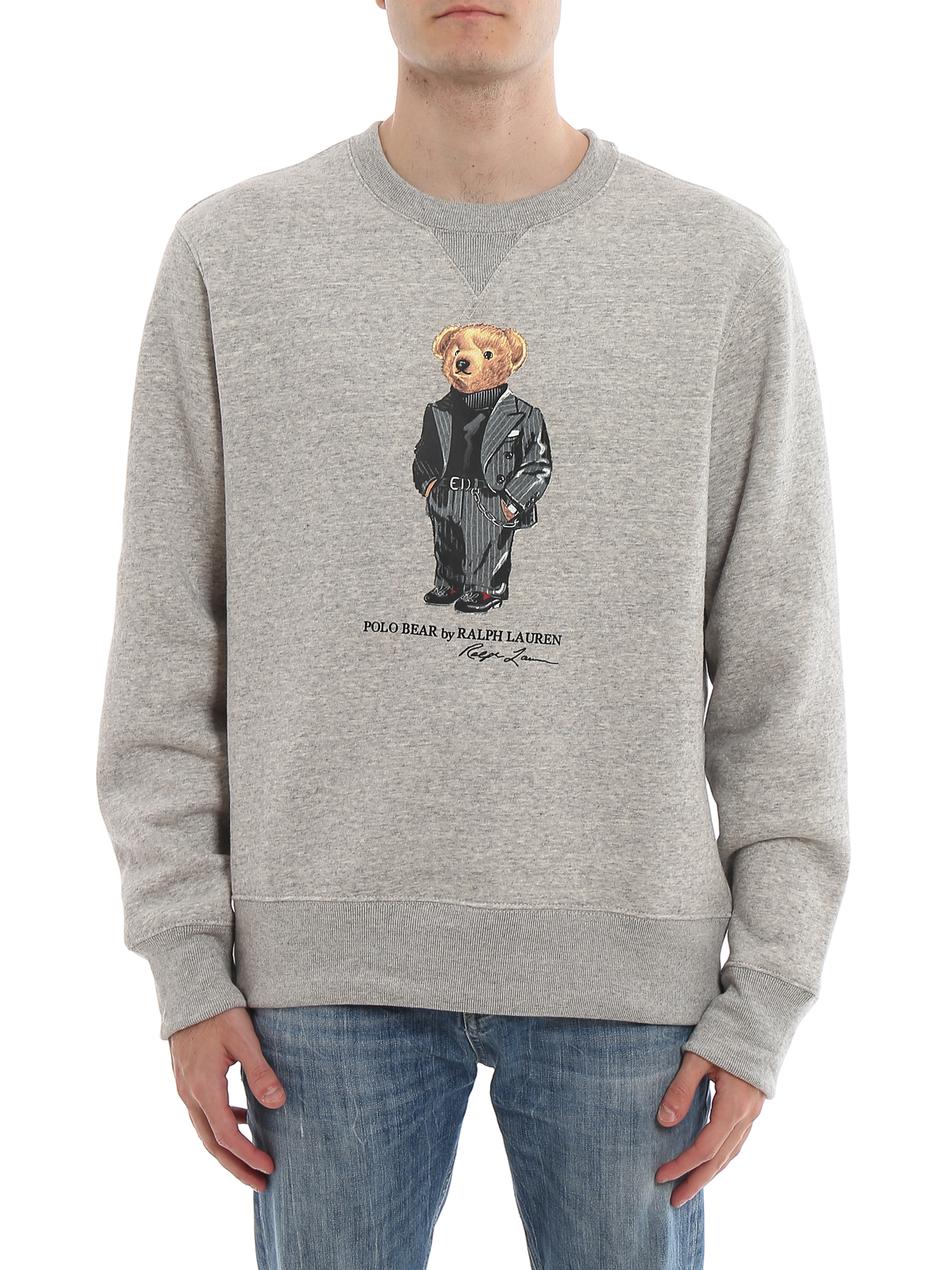 Crew necks Polo Ralph Lauren - Polo Bear fleece cotton sweatshirt -  710766808002