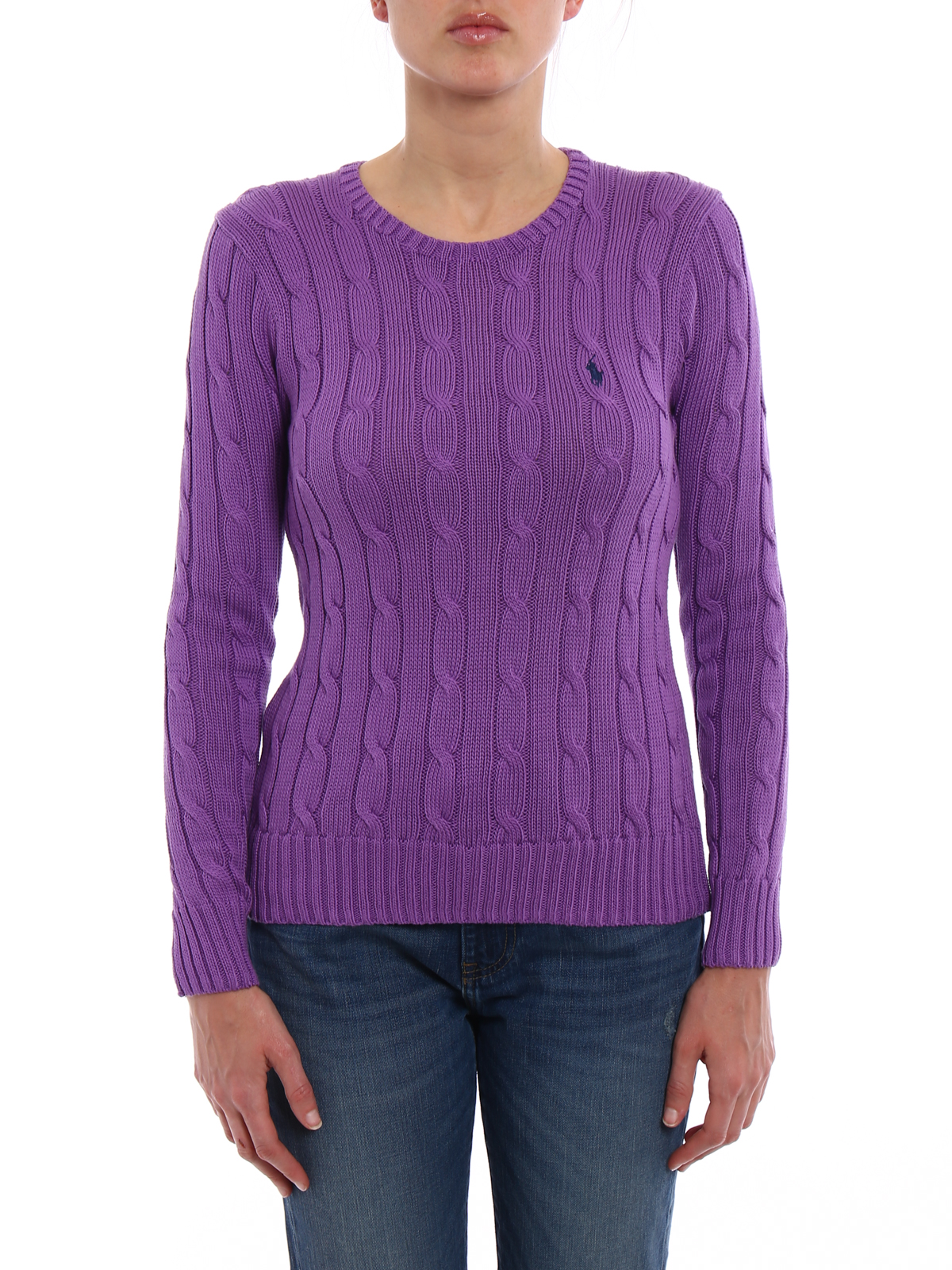 polo purple sweater