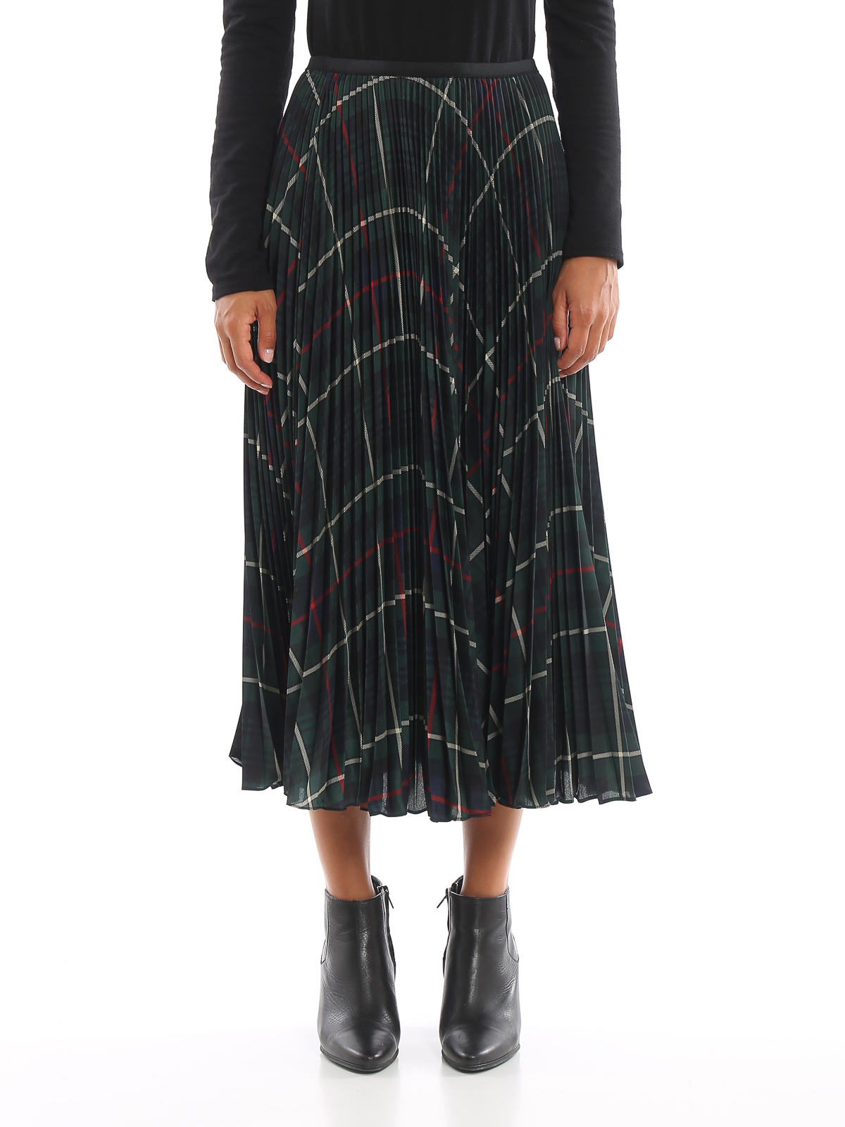 Long skirts Polo Ralph Lauren - Tartan pleated skirt - 211766916001