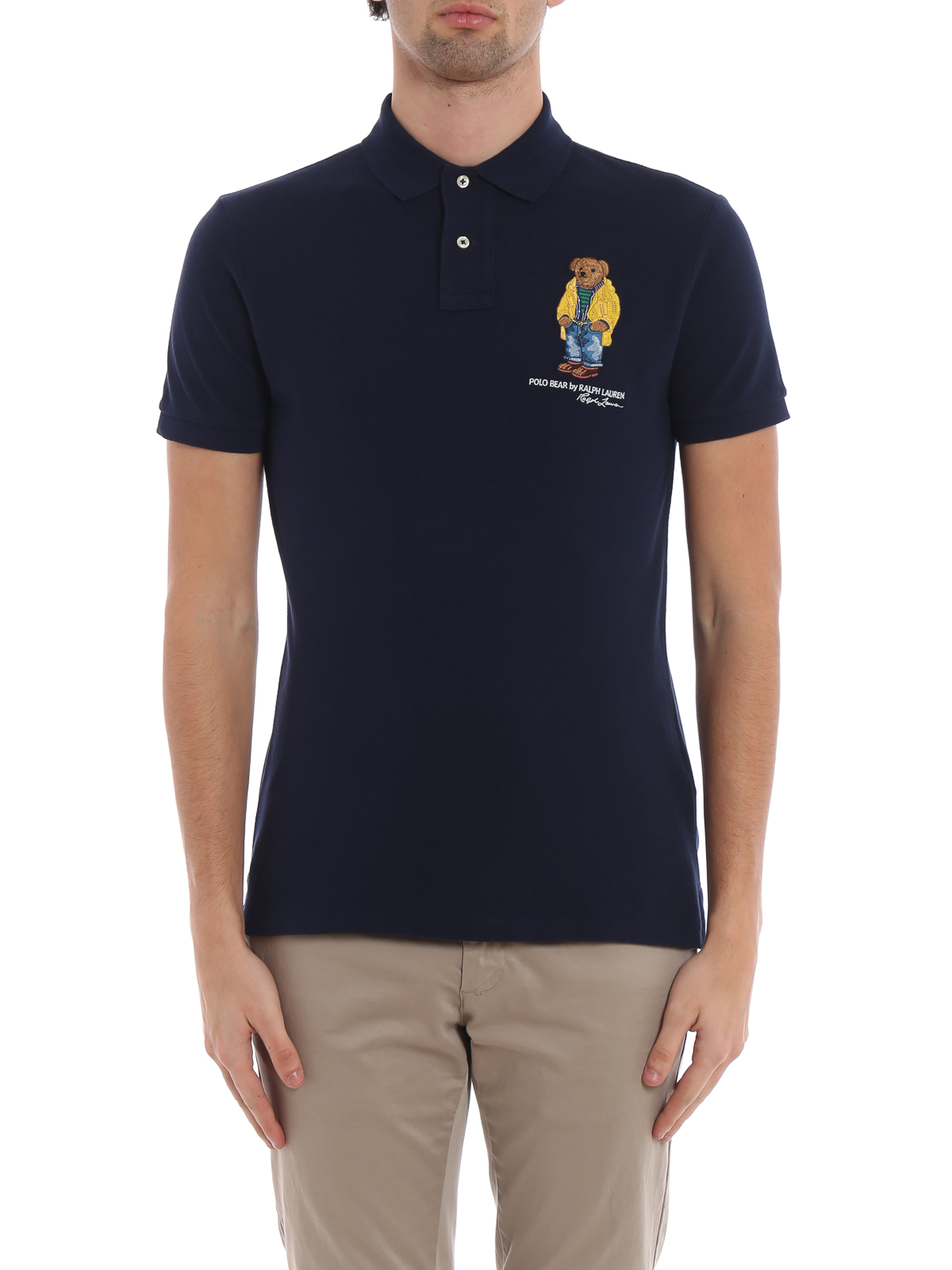 T-shirt con ricamoPolo Ralph Lauren in Cotone da Uomo colore Blu Uomo T-shirt da T-shirt Polo Ralph Lauren 
