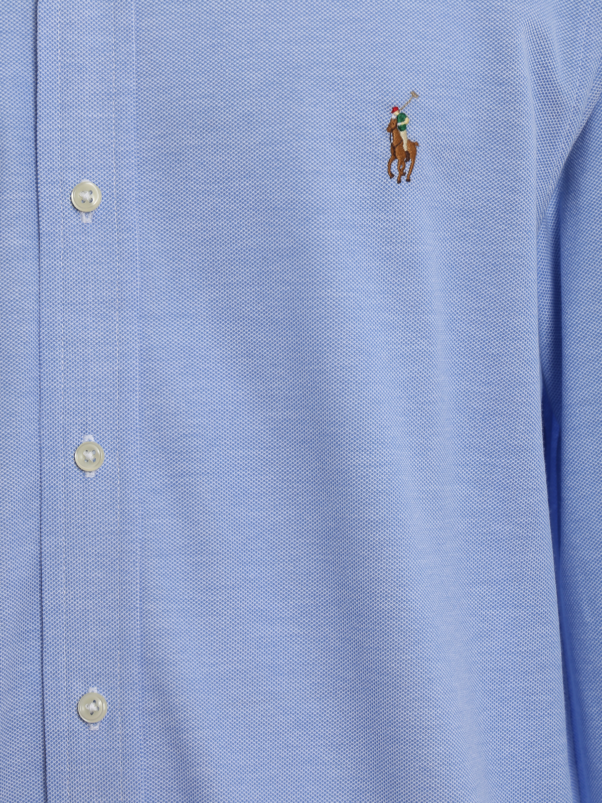 Shirts Polo Ralph Lauren - Oxford knit cotton piquet b/d shirt ...