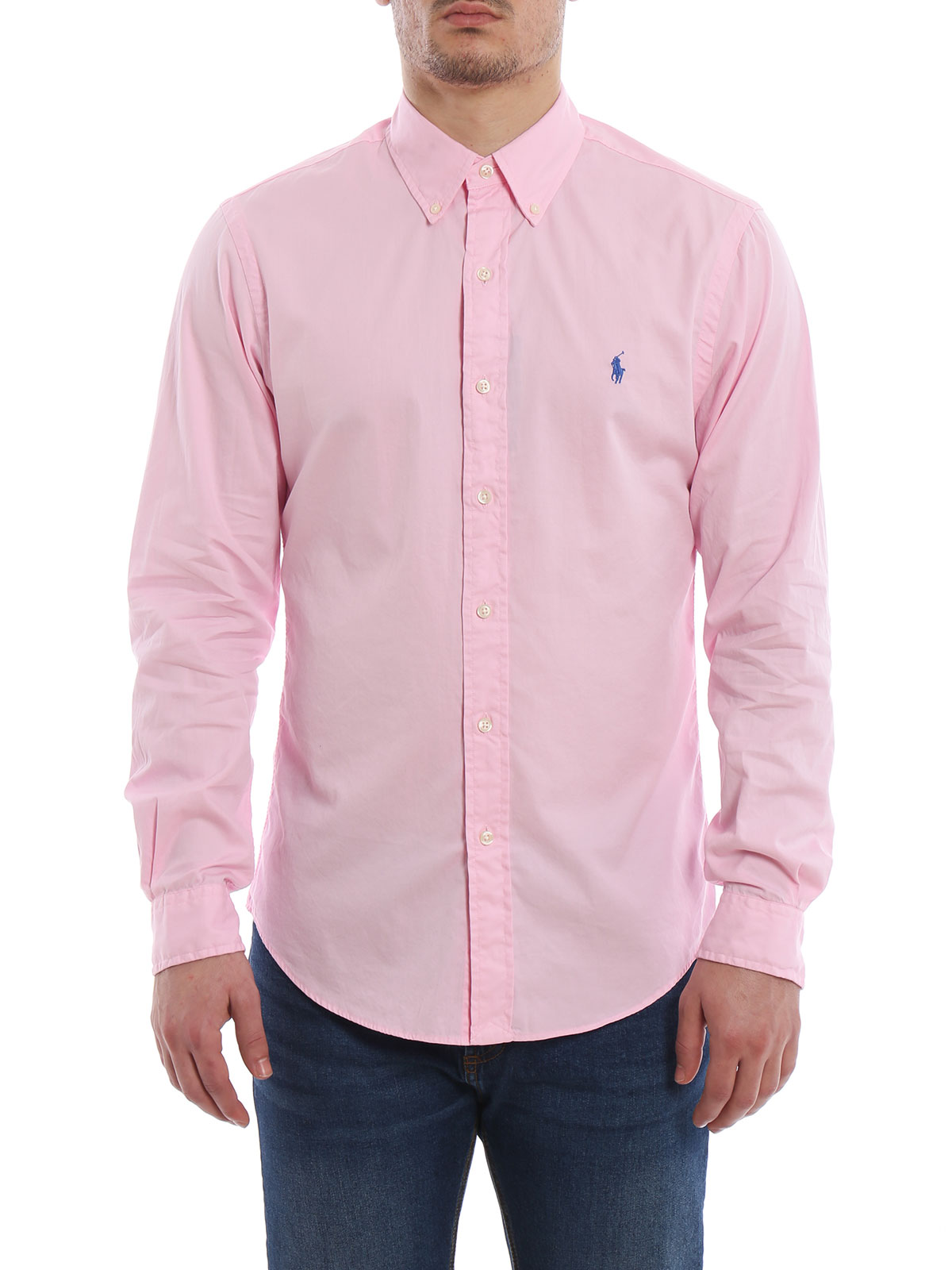 Shirts Polo Ralph Lauren - Pink cotton shirt - 710741788001 | iKRIX.com