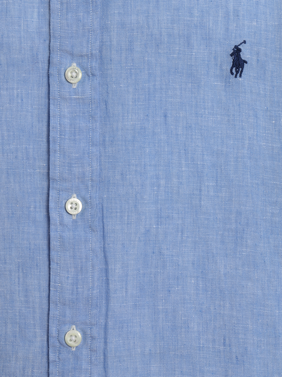 Polo Ralph Lauren - Sky blue linen shirt - shirts - 710740806002