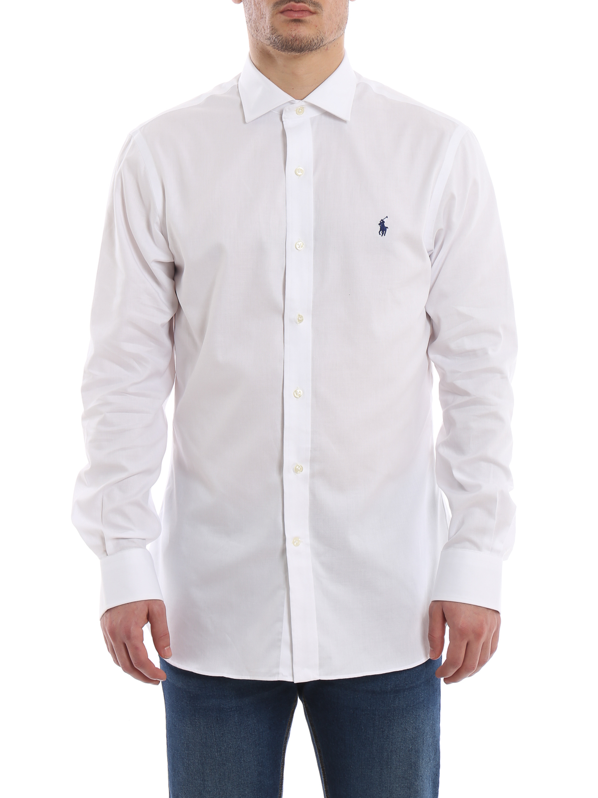 op vakantie mond koppeling Hemden Polo Ralph Lauren - Hemd - Weiß - 712732129006 | iKRIX Shop online