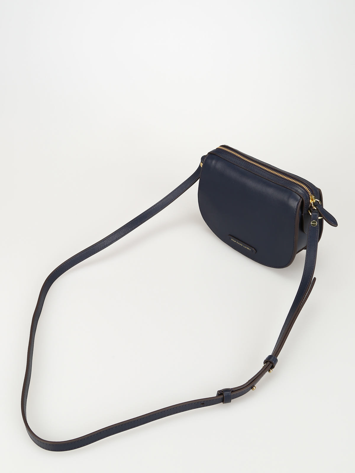 Shoulder bags Polo Ralph Lauren - Bullion Mini dark blue leather bag -  428745955001