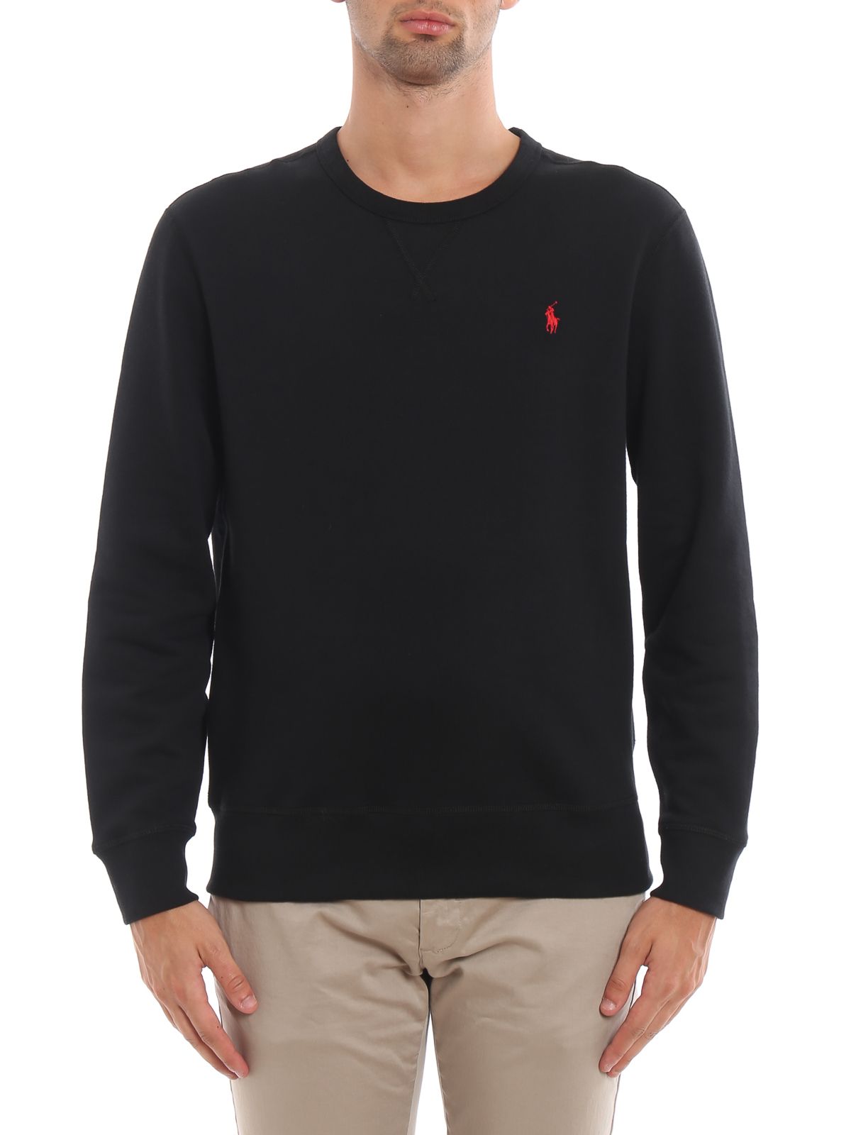 aritmetik ufuldstændig plast Sweatshirts & Sweaters Polo Ralph Lauren - Black cotton blend sweatshirt -  710766772001