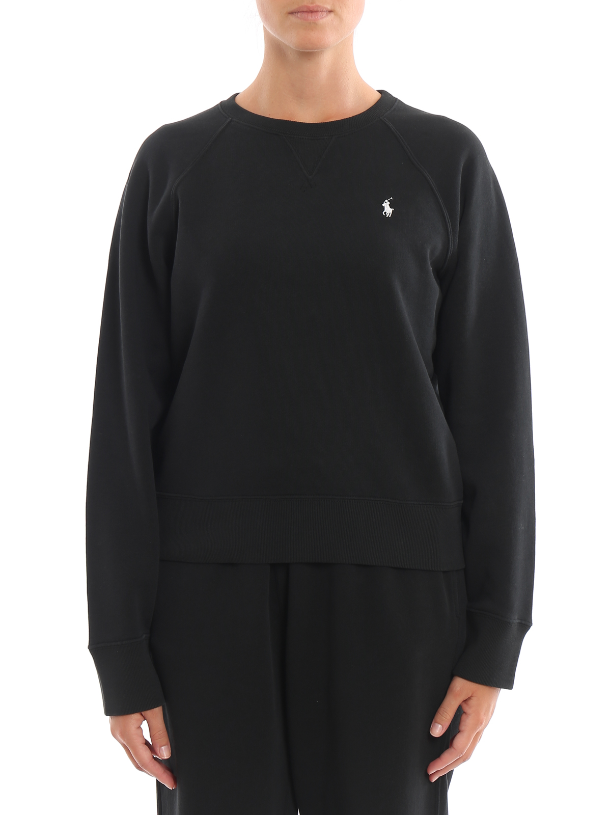 Sweatshirts & Sweaters Polo Ralph Lauren - Crew neck black sweatshirt -  211704751003