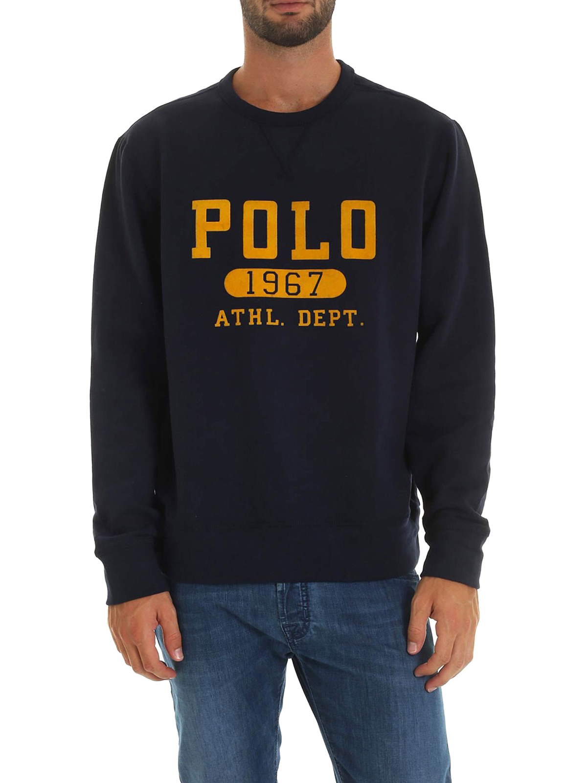 Sweatshirts & Sweaters Polo Ralph Lauren - Flock logo sweatshirt -  710766798001