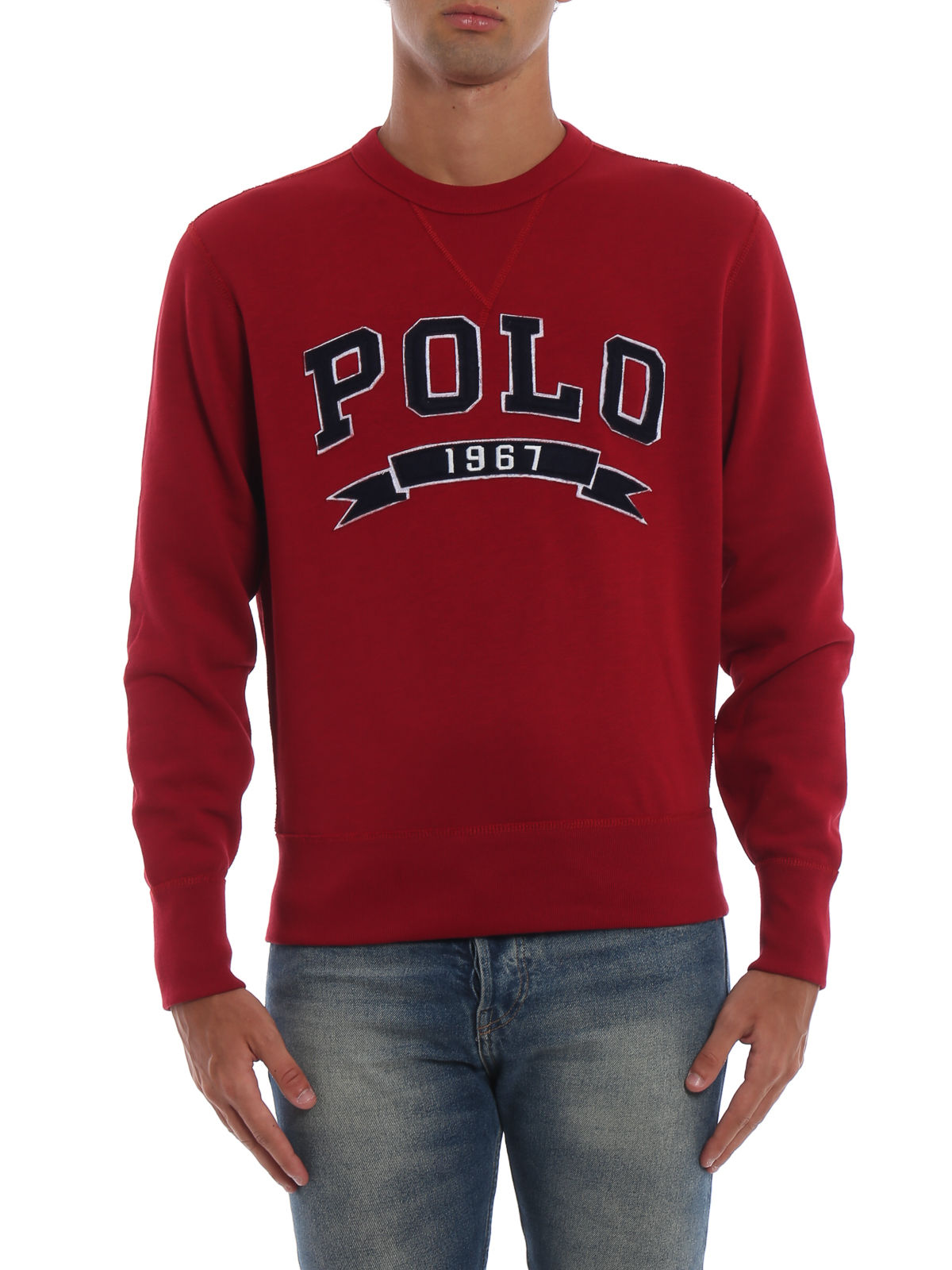 Sweatshirts & Sweaters Polo Ralph Lauren - Polo 1967 red sweatshirt -  710722641003
