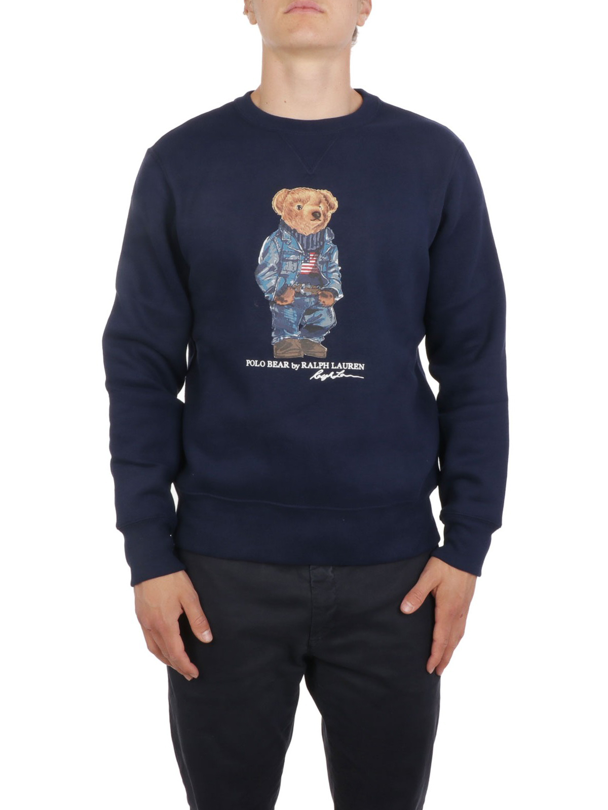 سویشرت Polo Ralph Lauren - Polo Bear print crewneck sweatshirt 