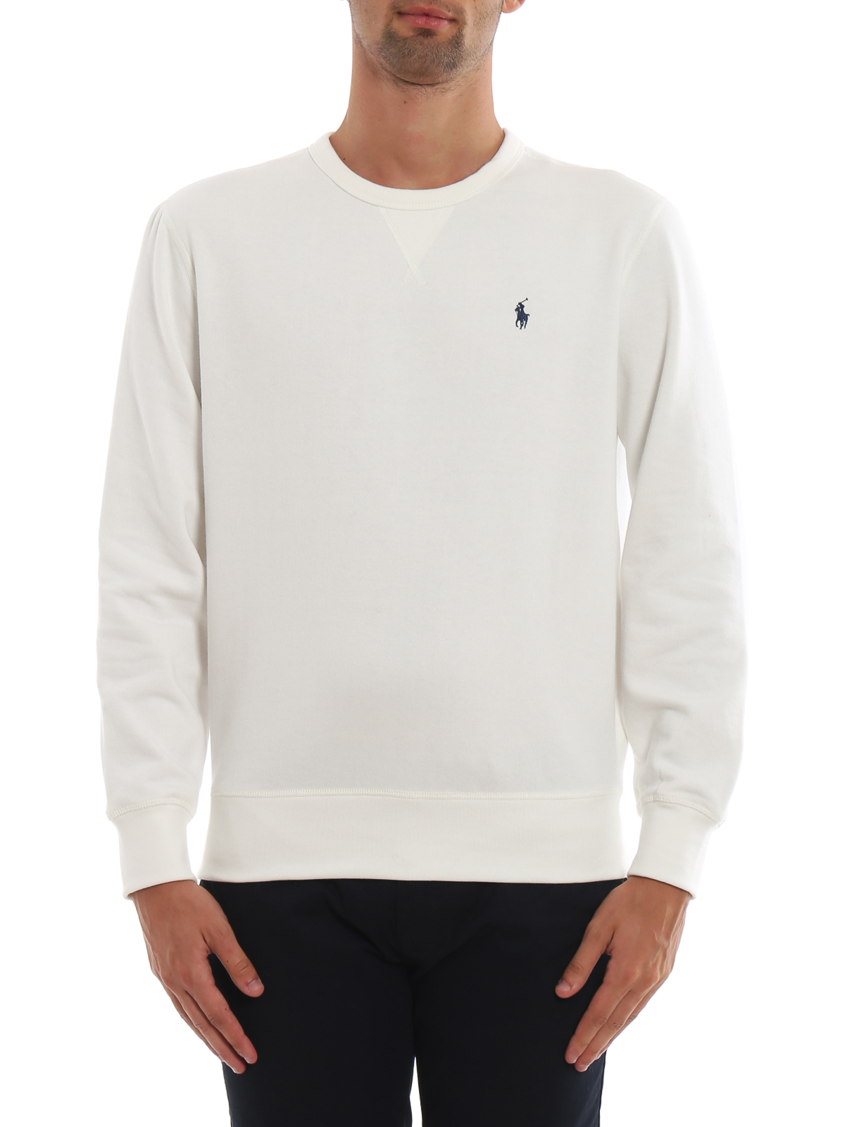 Sweatshirts & Sweaters Polo Ralph Lauren - White cotton blend sweatshirt -  710766772002