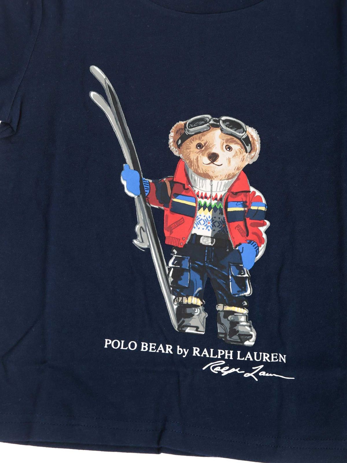 T-shirts Polo Ralph Lauren - Polo Bear Holiday long sleeve t-shirt in ...